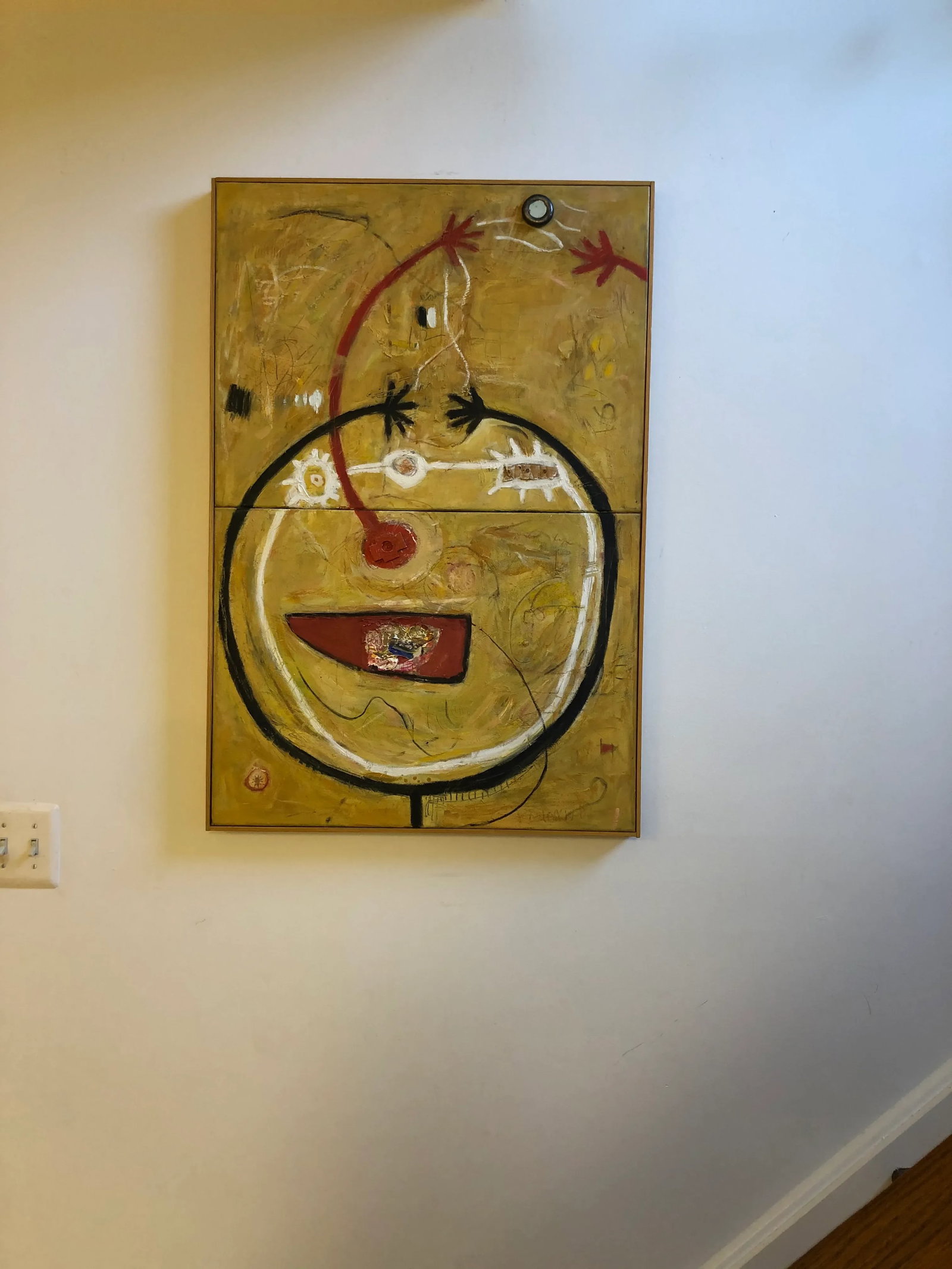 "Connecting" Contemporary Abstract Expressionist Original Mixed Media - 3