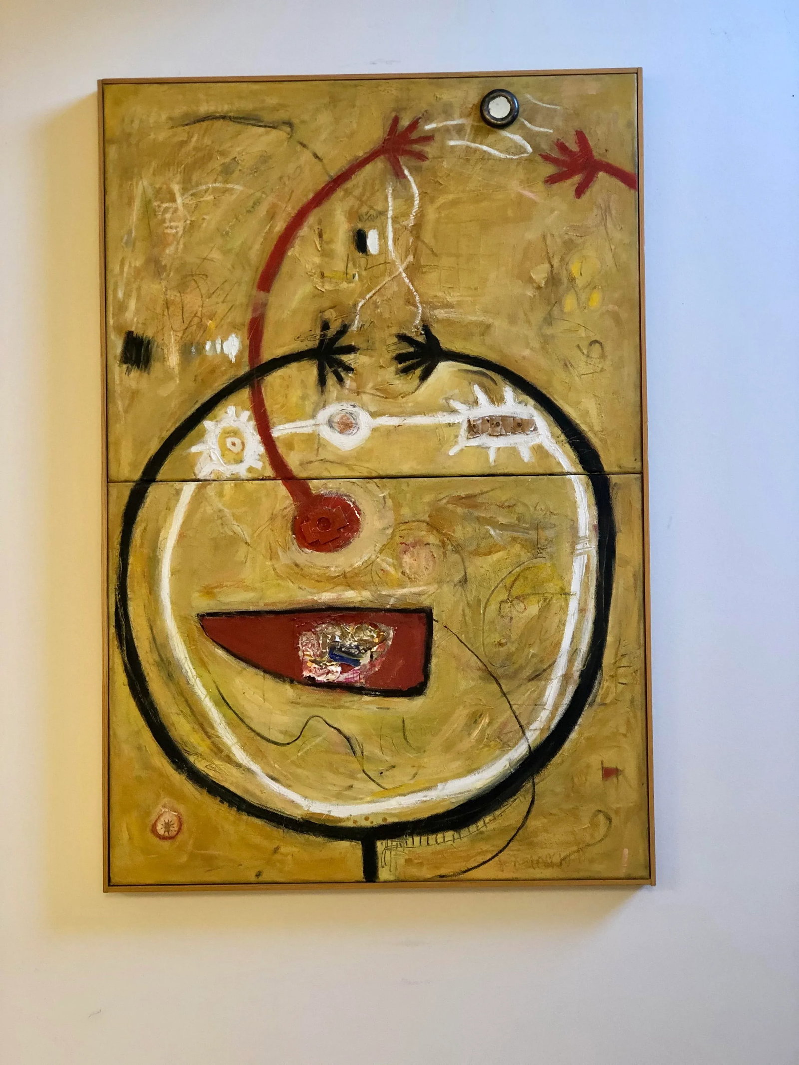 "Connecting" Contemporary Abstract Expressionist Original Mixed Media - 9