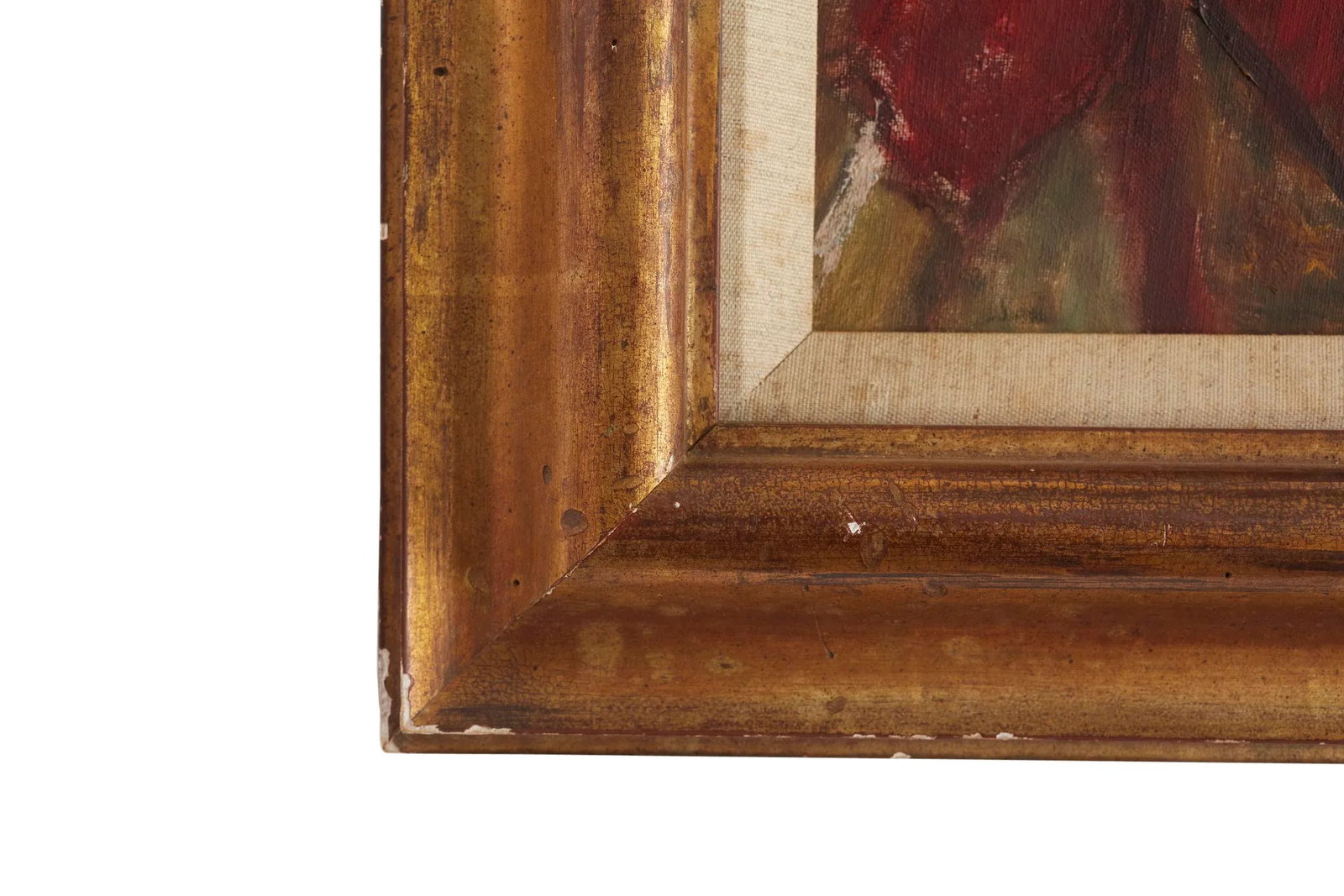 Early 20th Century "Girl Resting" Expressionist Figurative Oil Painting, Framed - 7
