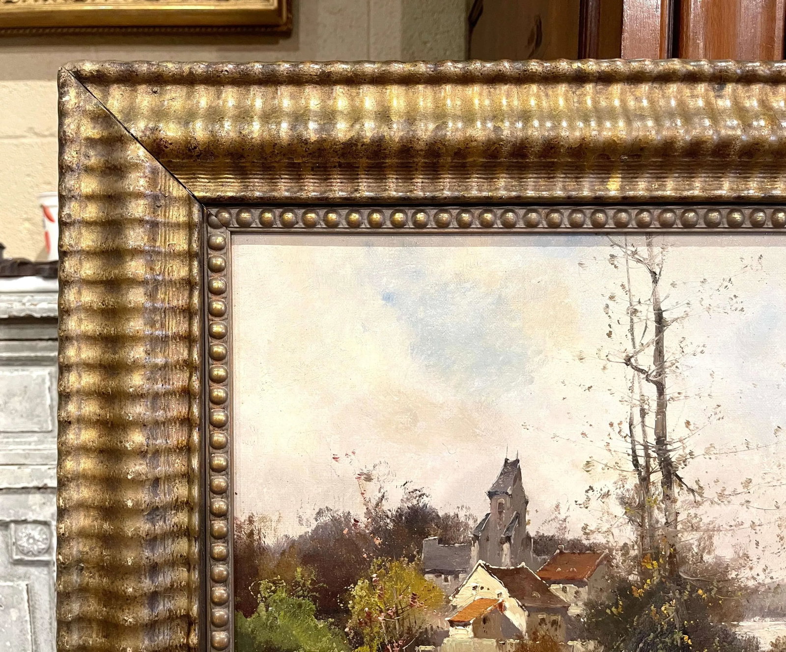 19th Century Framed Landscape Oil Painting Signed L. Dupuy for E. Galien-Laloue - 6