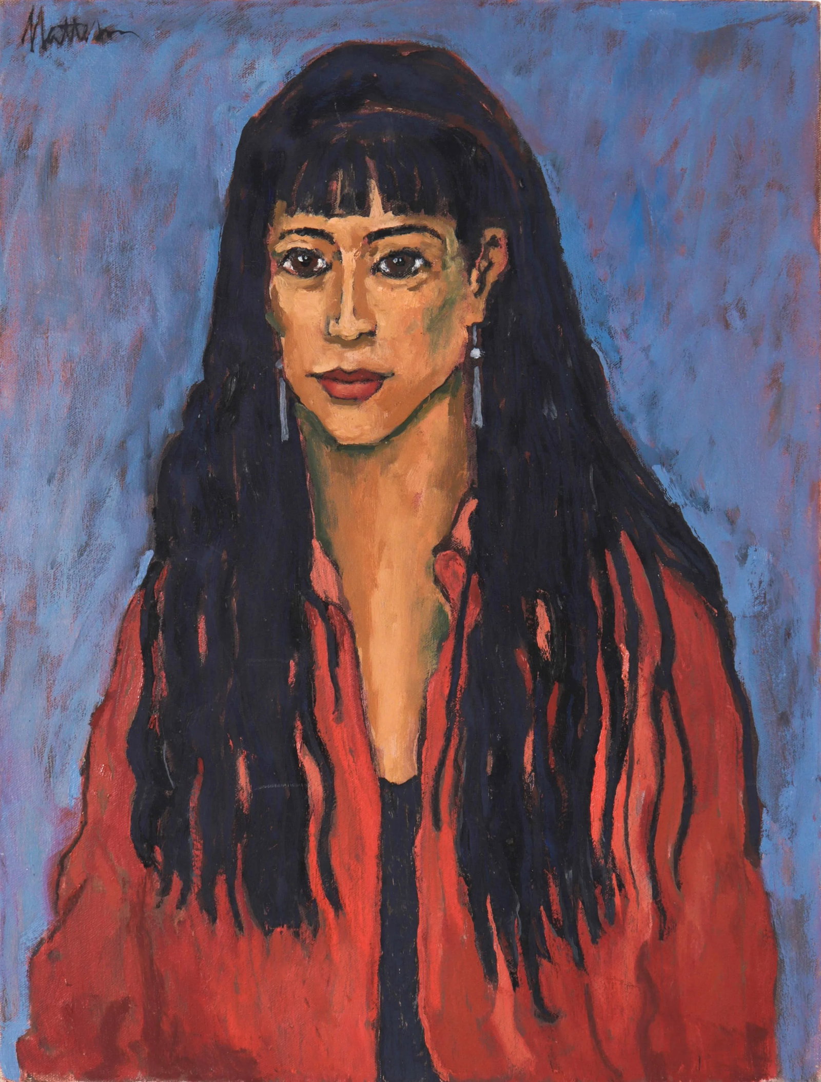 Becky 1993 Oil Portrait - 3