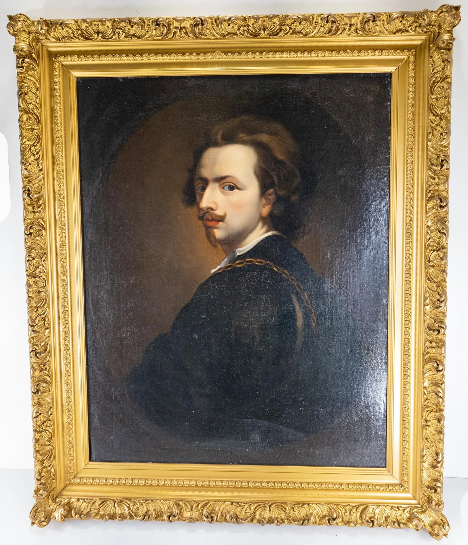 18th Century Old Master Portrait Painting After Anthony Van Dyck's Self-Portrait - 13