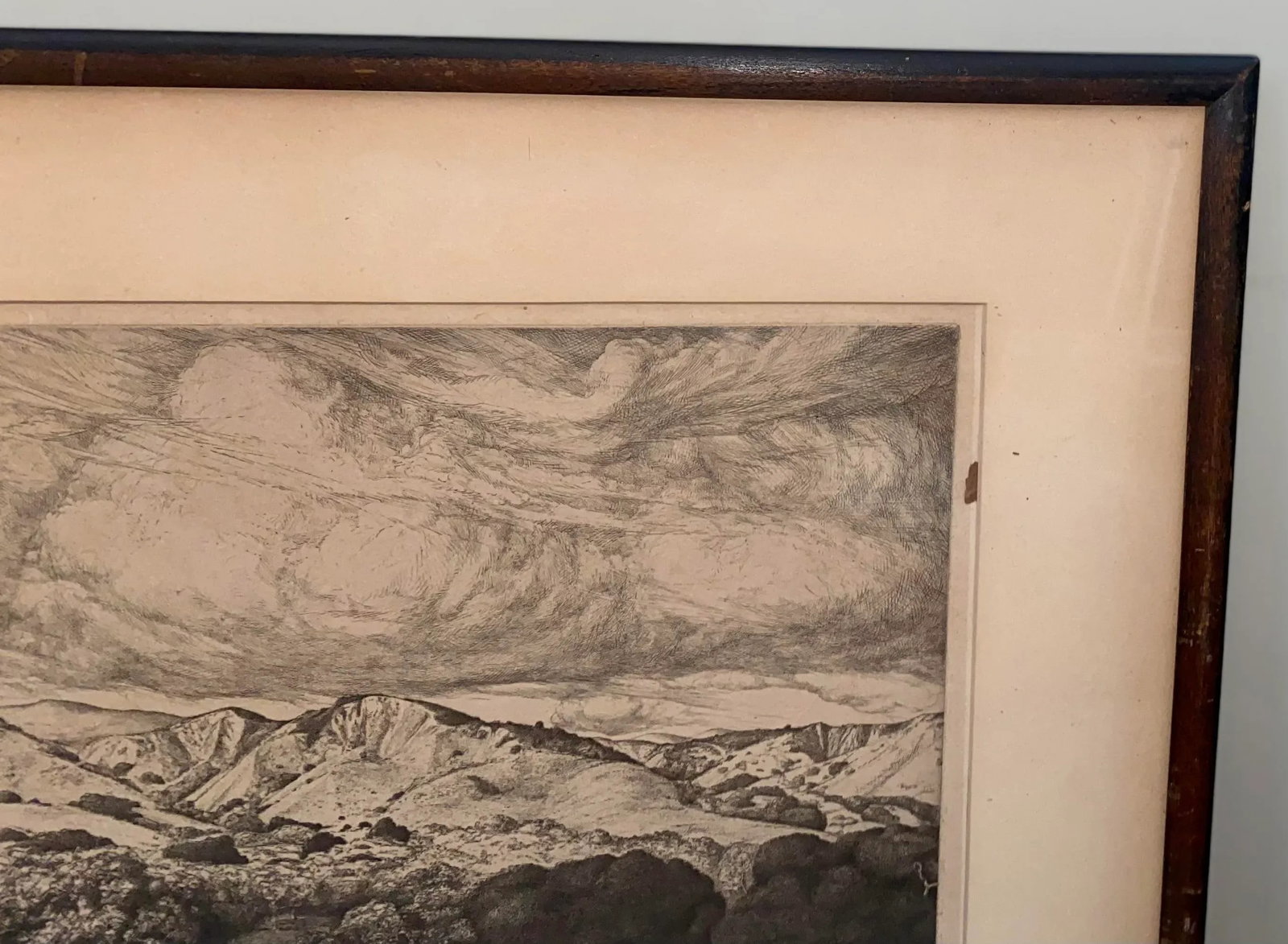 Ernest Haskell Early Pencil Signed Etching "Mirror of the Goddess" - 3