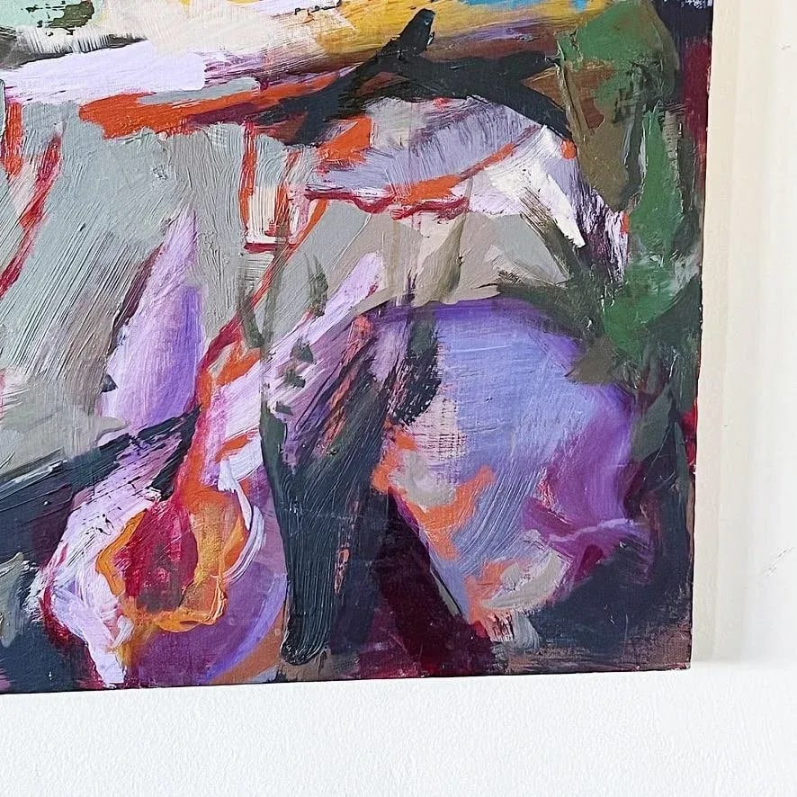 Contemporary Original Abstract Expressionist Landscape Signed Oil Painting - 3