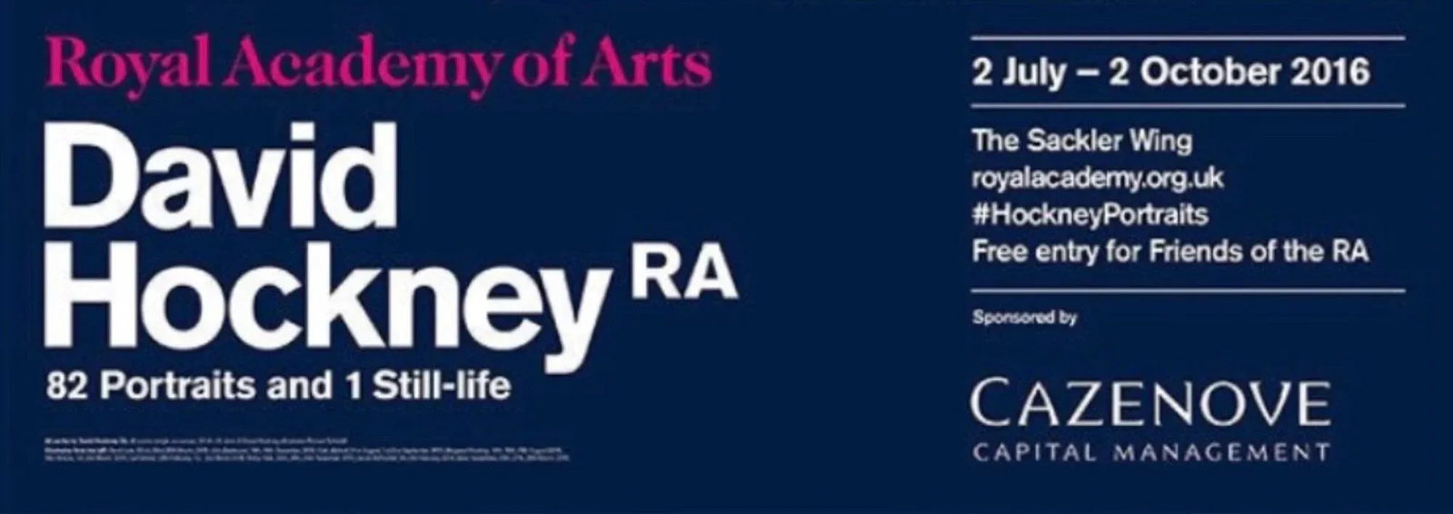 David Hockney Original Exhibition Lithograph Poster "82 Portraits and 1 Still-Life" Royal Academy of - 4