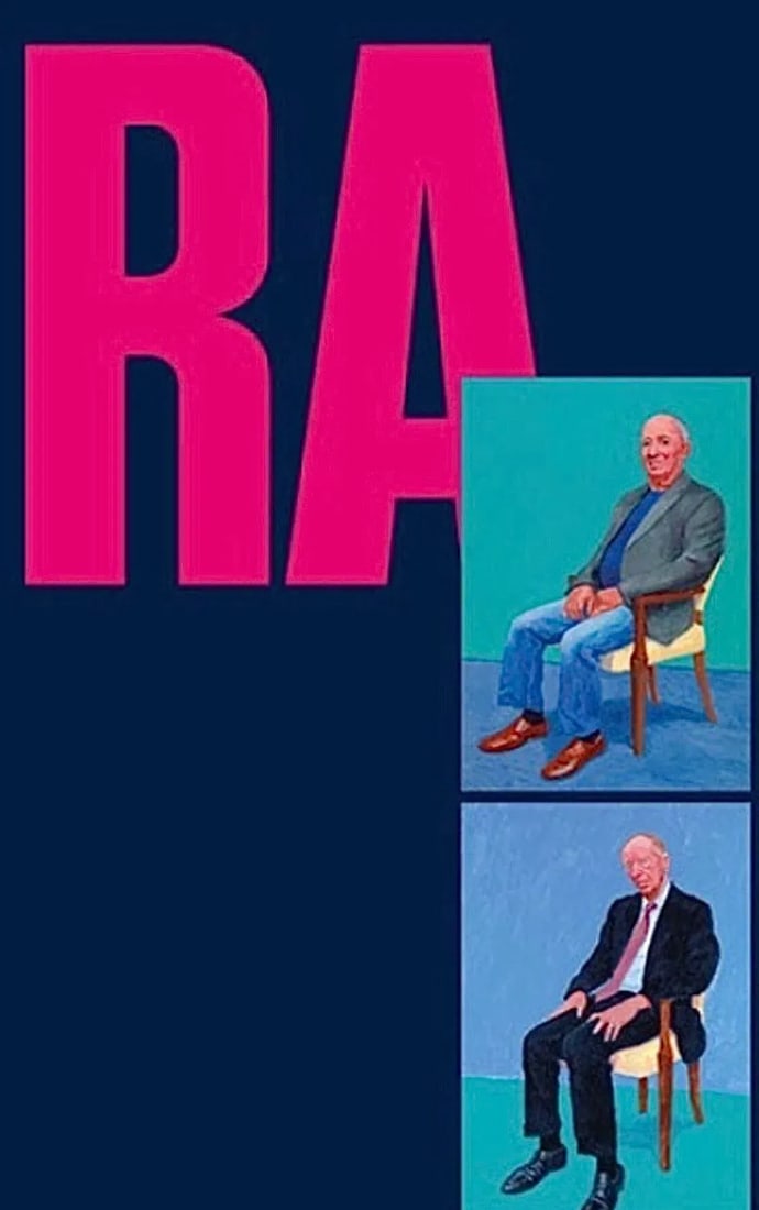 David Hockney Original Exhibition Lithograph Poster "82 Portraits and 1 Still-Life" Royal Academy of - 5