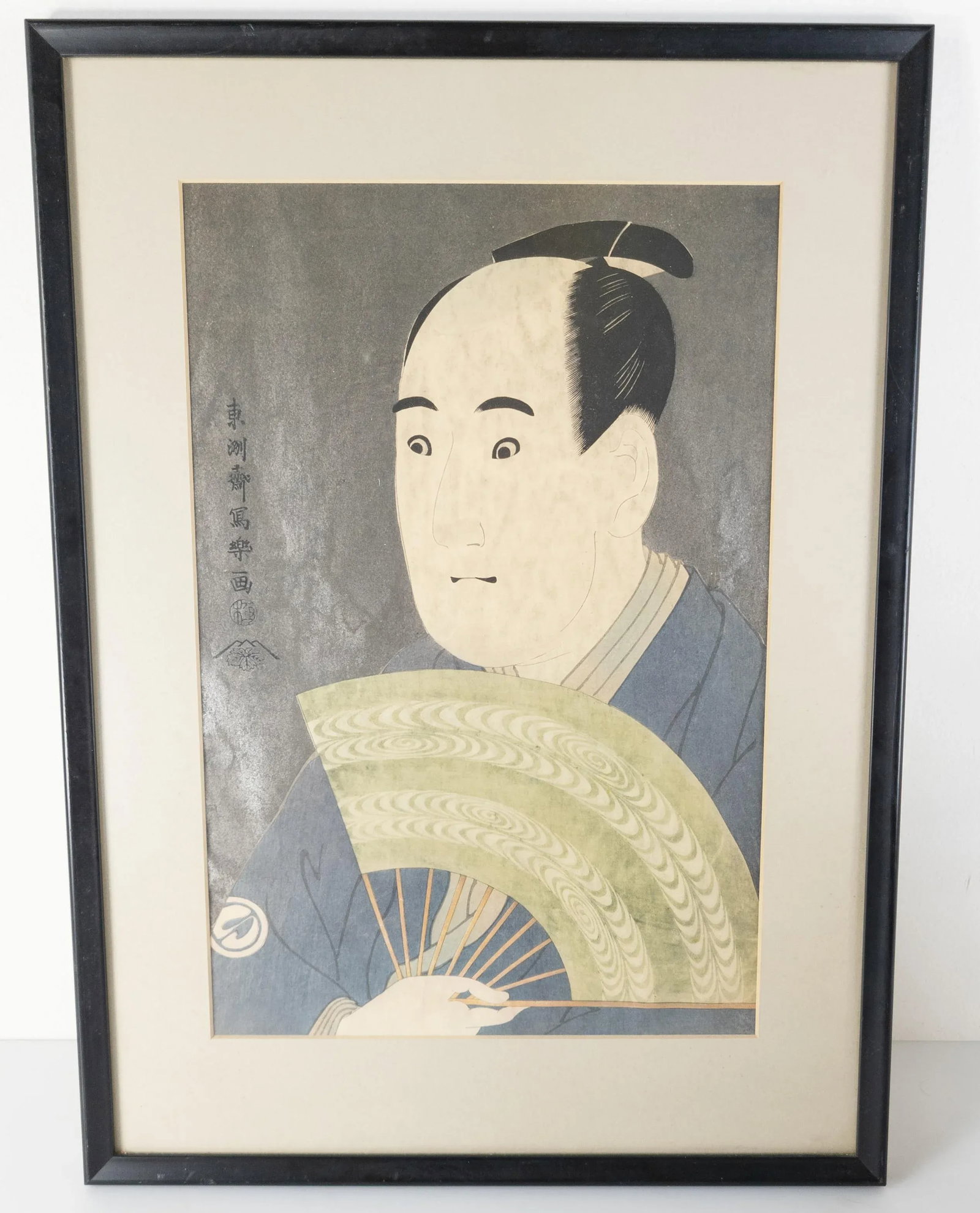 1940's Japanese Woodblock Print of the Actor Sawamura Sojuro III After Sharaku - 11