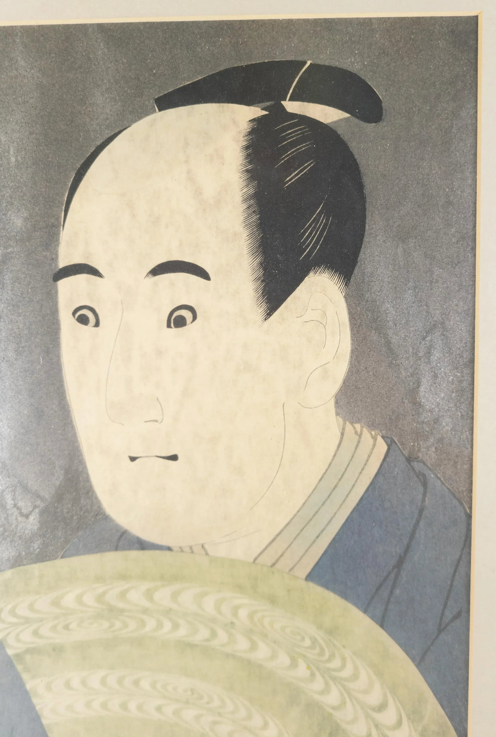 1940's Japanese Woodblock Print of the Actor Sawamura Sojuro III After Sharaku - 4