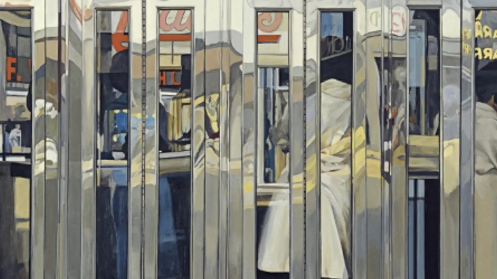 Richard Estes Photorealism 2007 Exhibition Lithograph Telephone Booths New York City, 1967. Spain - 6