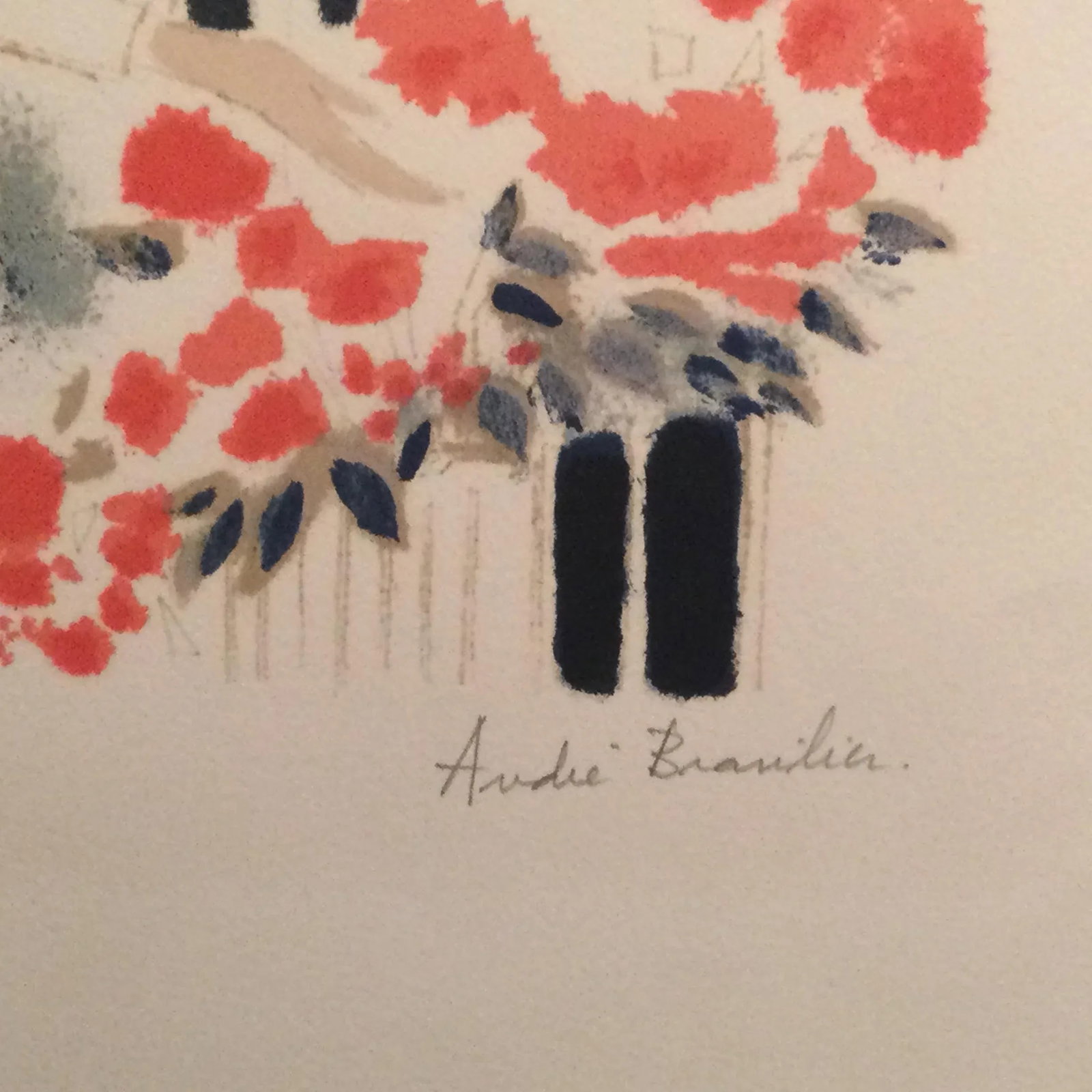 Andre Brasilier Signed and Numbered Lithograph - 1970 - 3