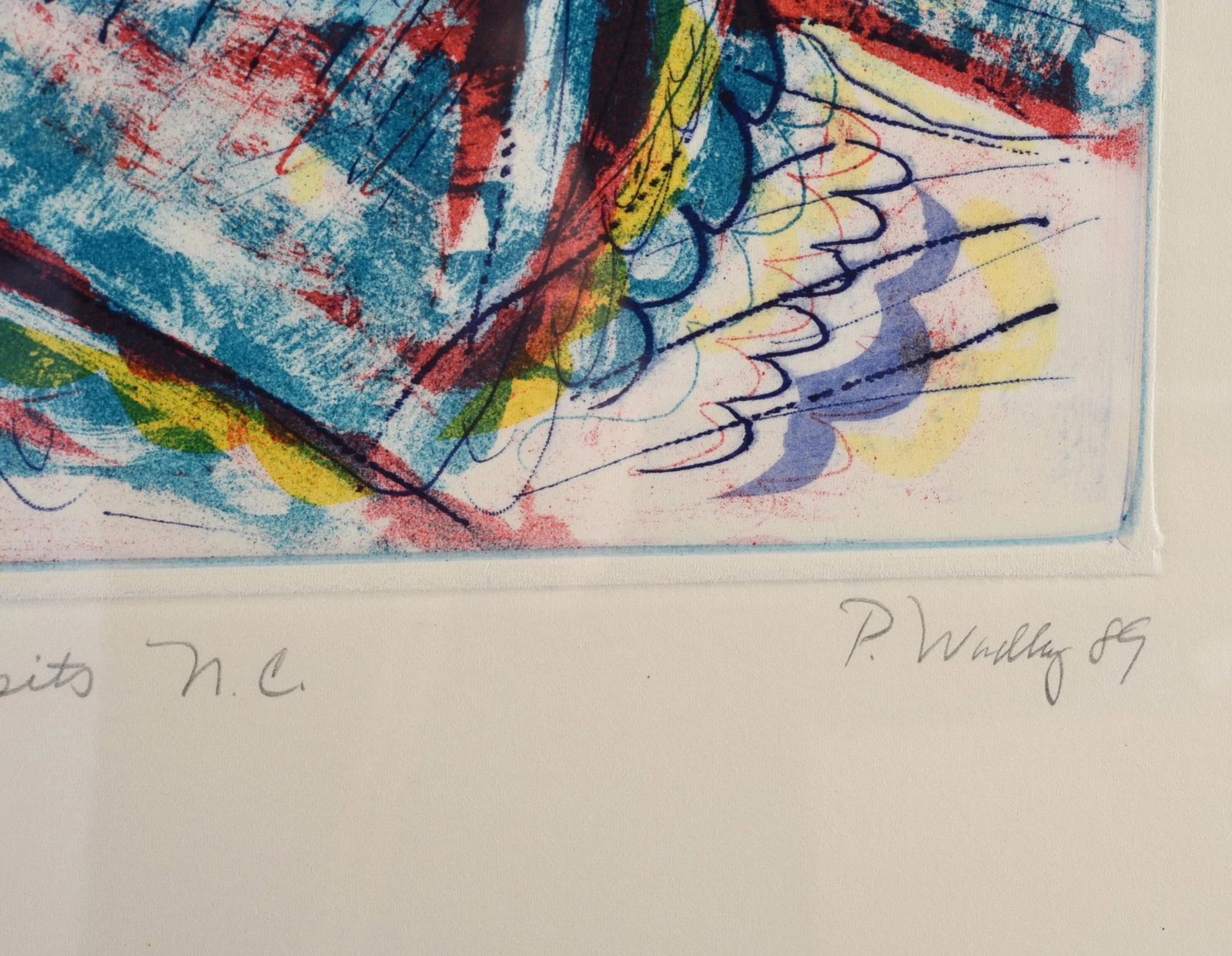 Patrick Wadley Signed Etching Portrait - 4