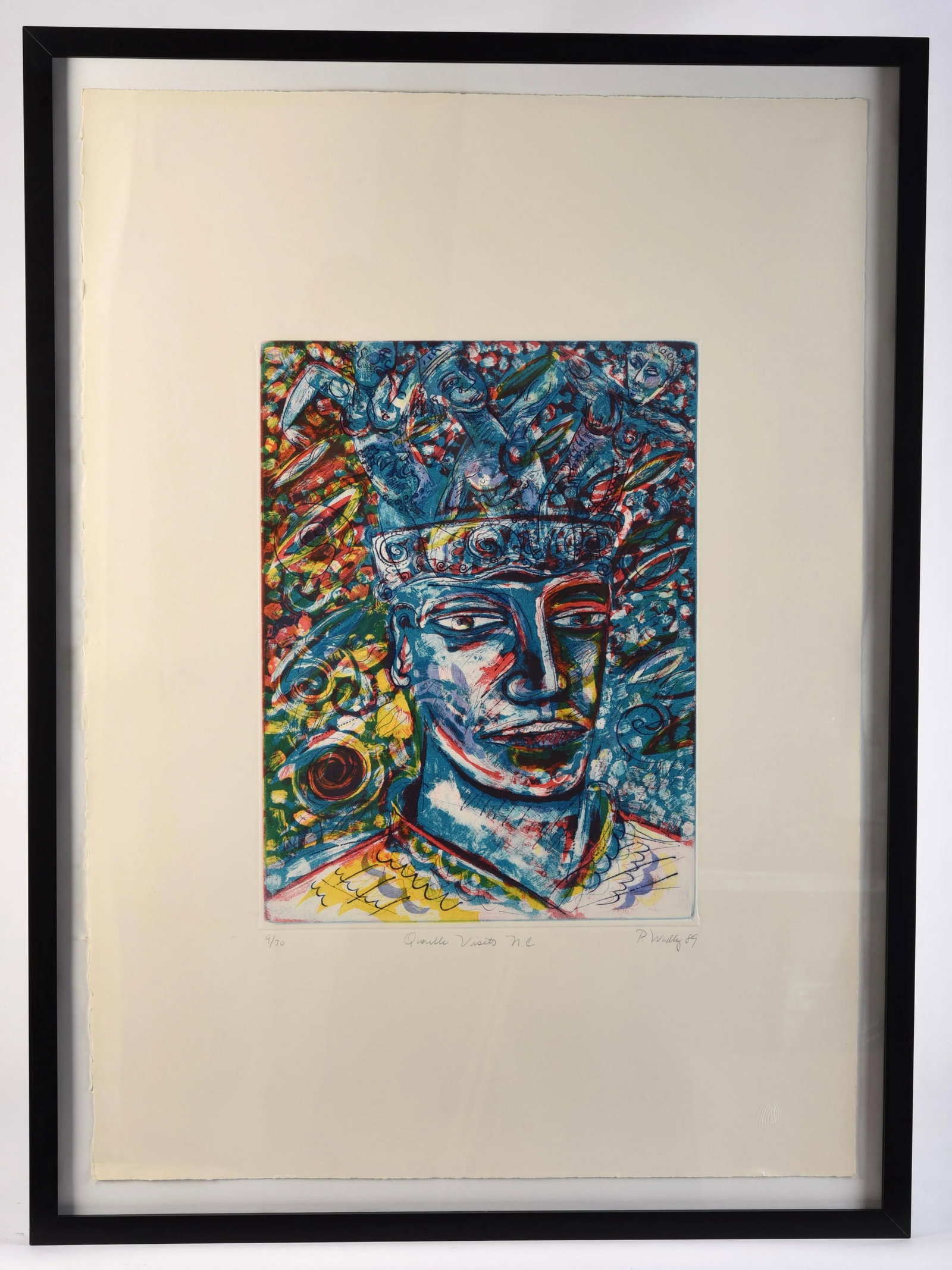 Patrick Wadley Signed Etching Portrait - 6