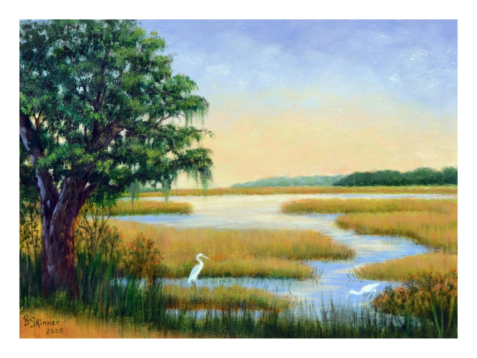 California Wetlands Landscape -- Elkhorn Slew by B. Skinner - 2