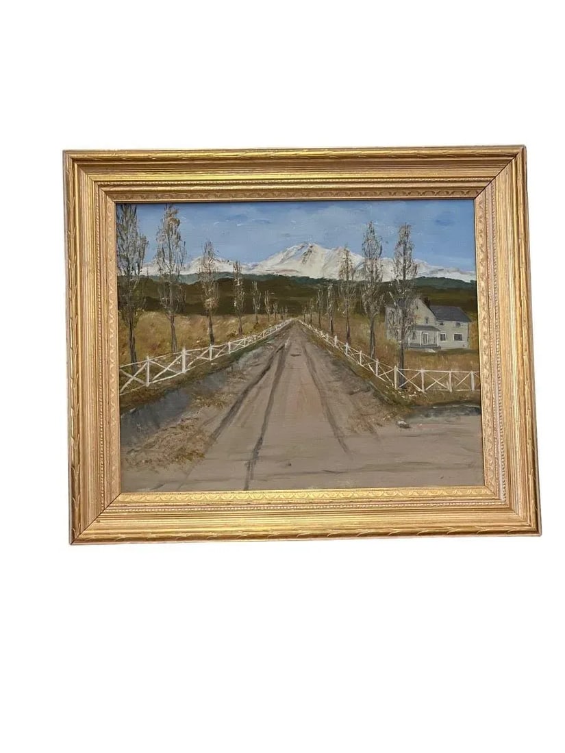 Vintage Framed Painting - 9
