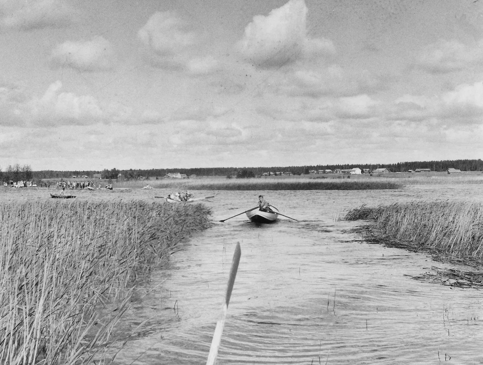1960 Finnish Waterway Coastal Landscape Photograph - 4