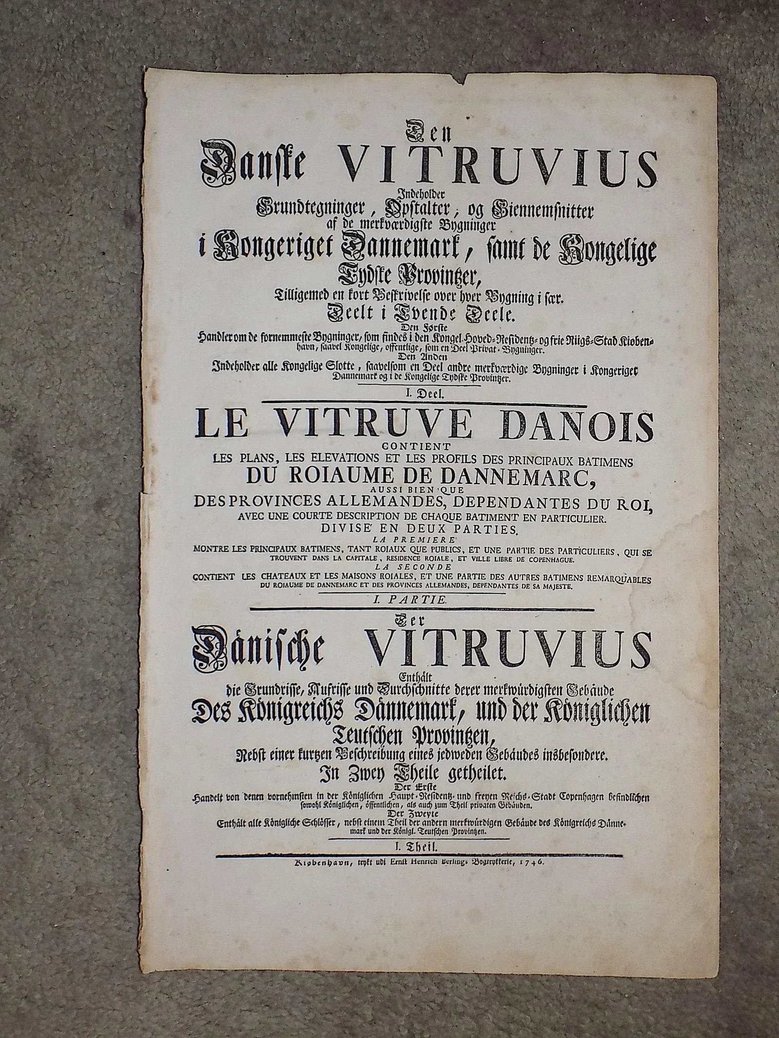 Authentic Antique 18th C. Imperial Folio Architectural Facade & Landscape Copperplate Engravings - A - 5