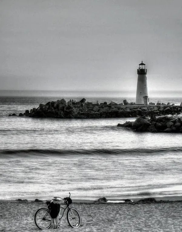 Lighthouse & Bicycle by Richard Singer - 3