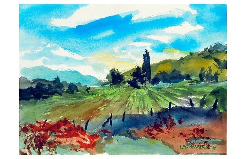 Carmel Valley Hills Painting - 2