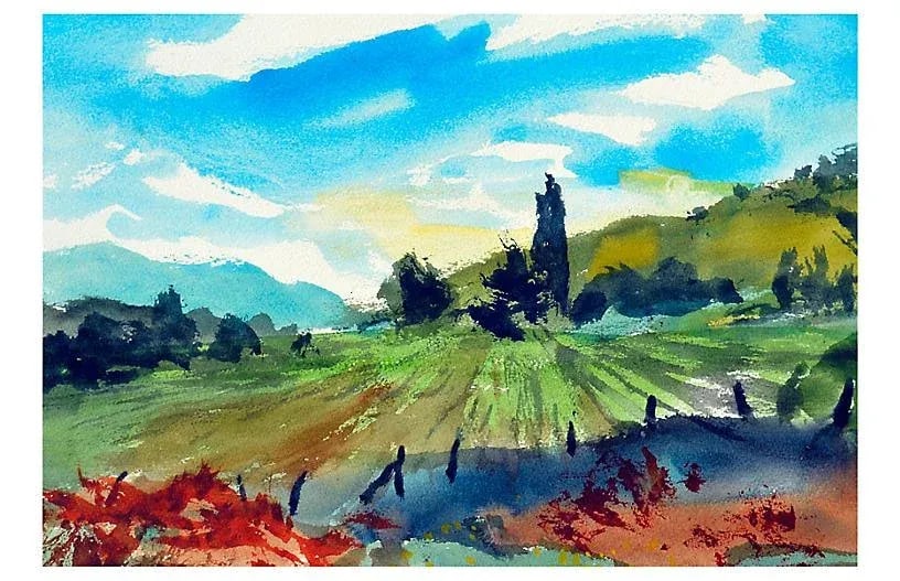 Carmel Valley Hills Painting - 3