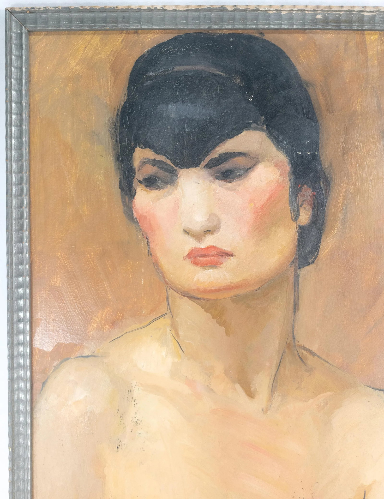 Resolute Portrait of a Parisian Woman by Genevieve Simont Ireland - 2