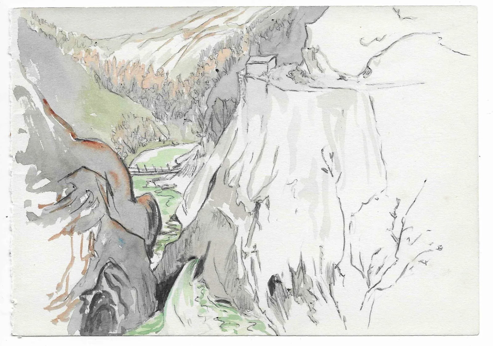 Ivy Attwell Trsat Croatia Watercolor - 2