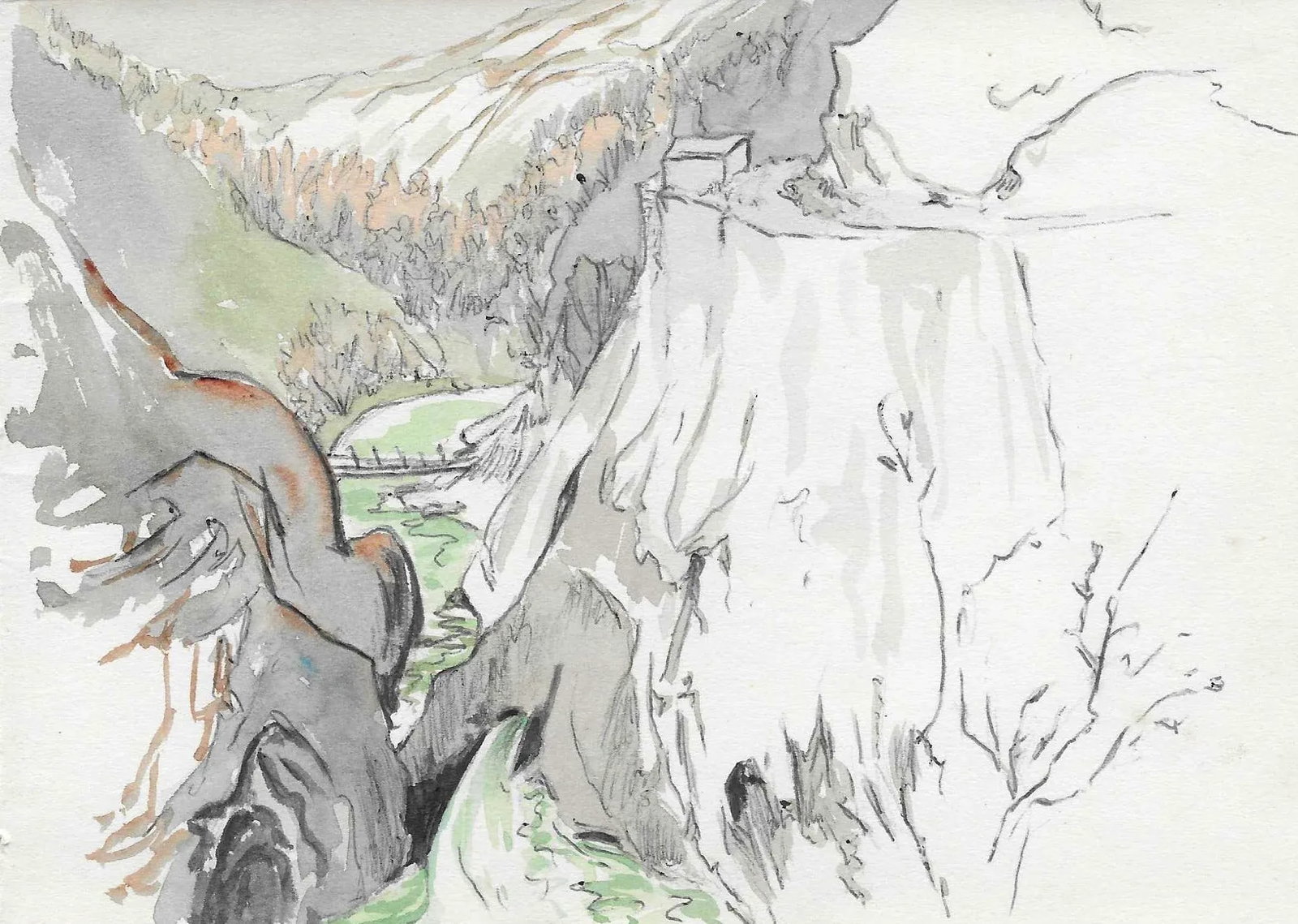 Ivy Attwell Trsat Croatia Watercolor - 3