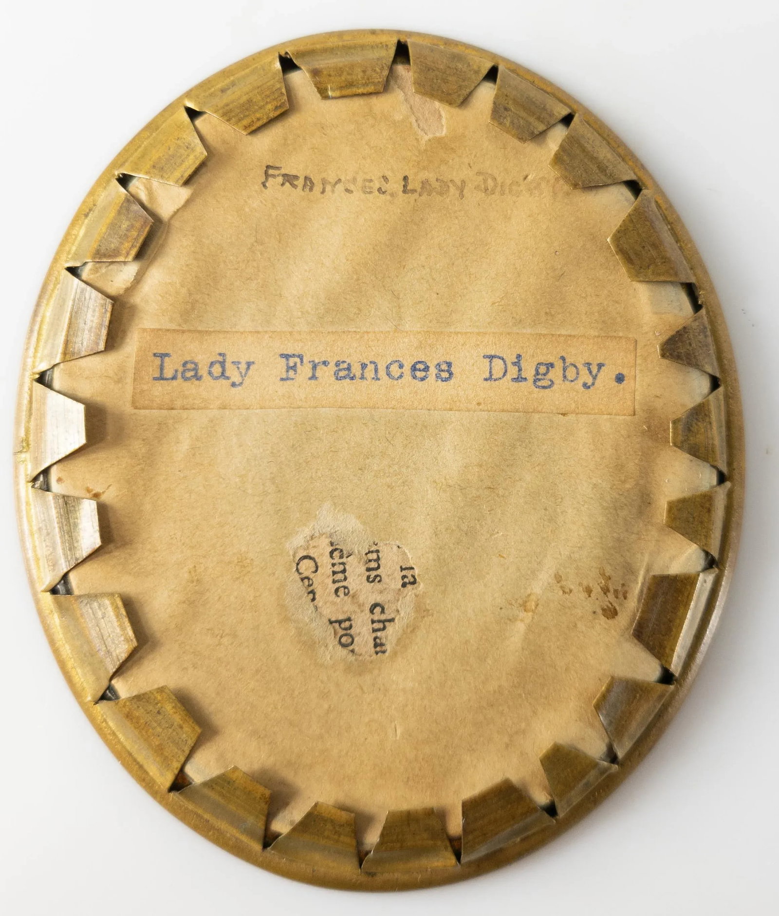 Late 19th Century Fine French Miniature Portrait of a Lady - 6