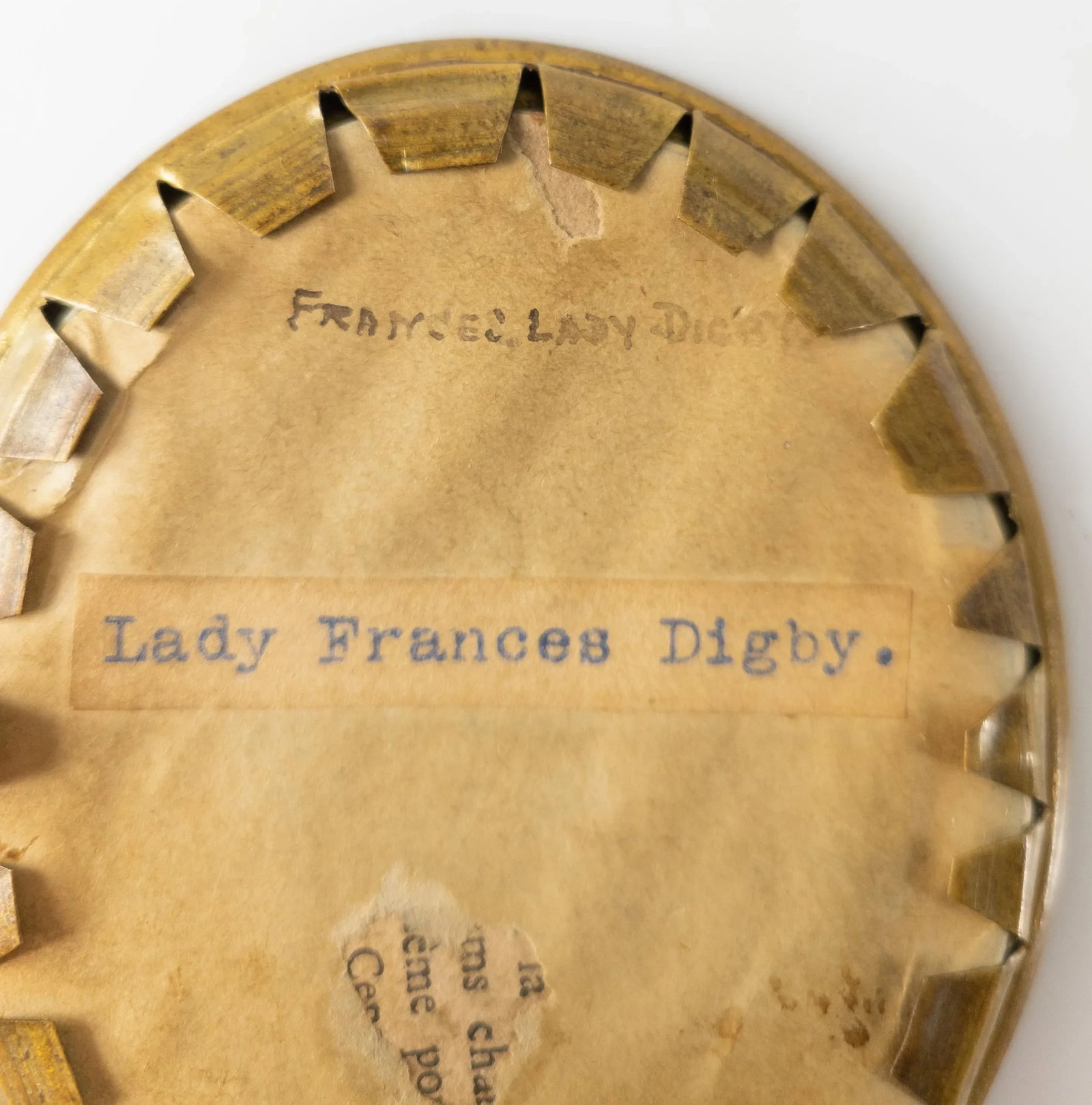 Late 19th Century Fine French Miniature Portrait of a Lady - 7
