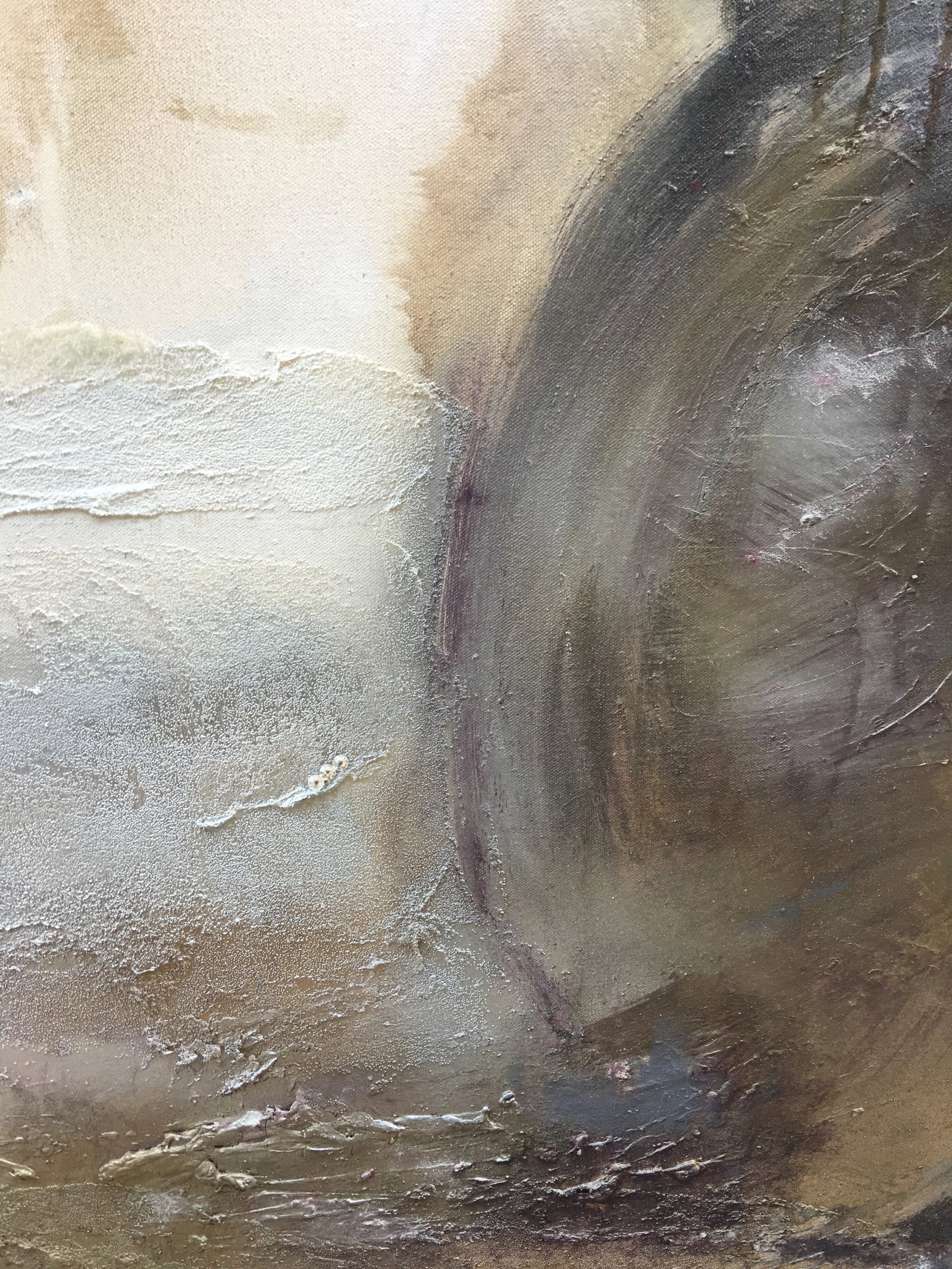 "Portal (#6 in Series)" Original Abstract Modern Purple Art Landscape Painting - 4