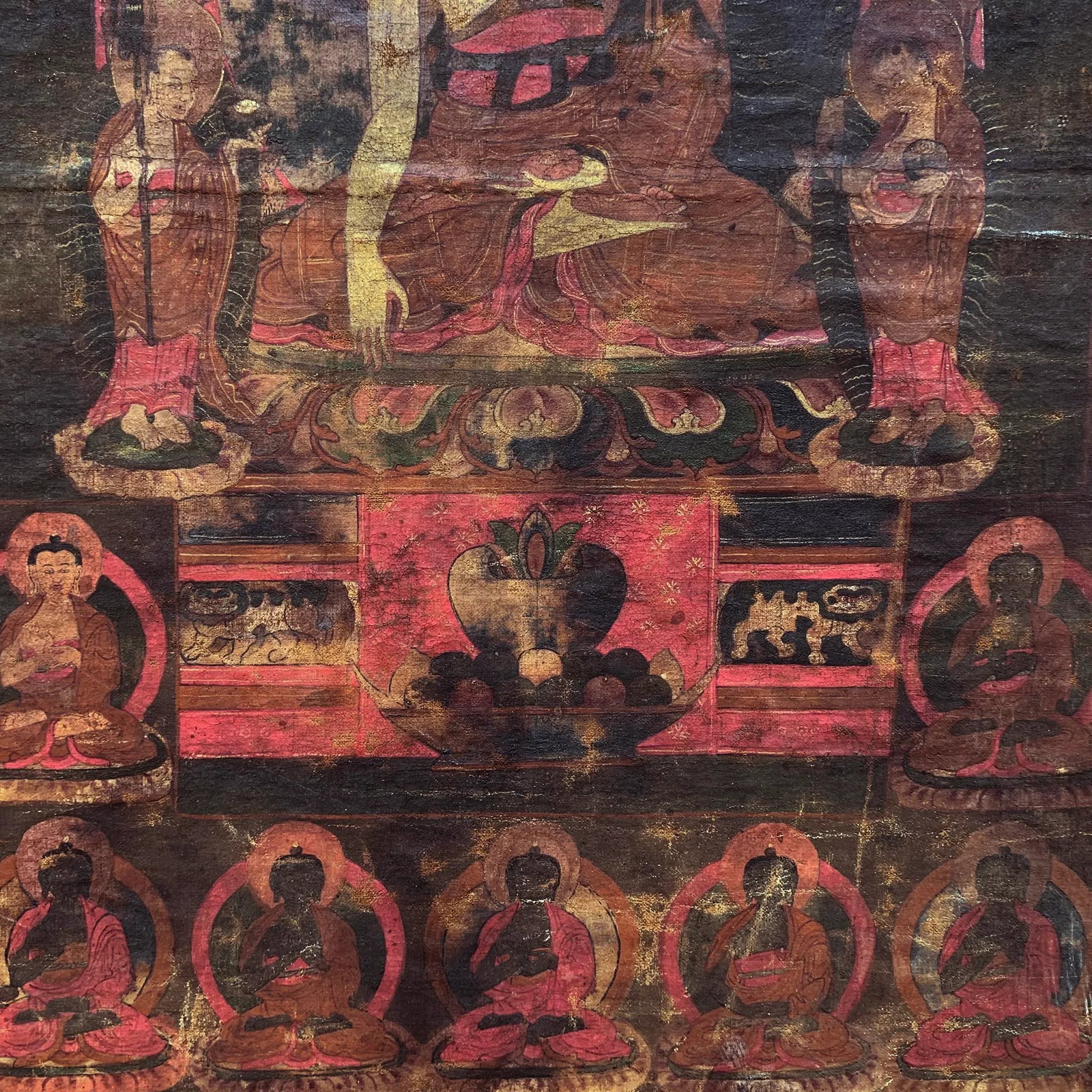 17th Century Tibetan Thangka Painting - 5