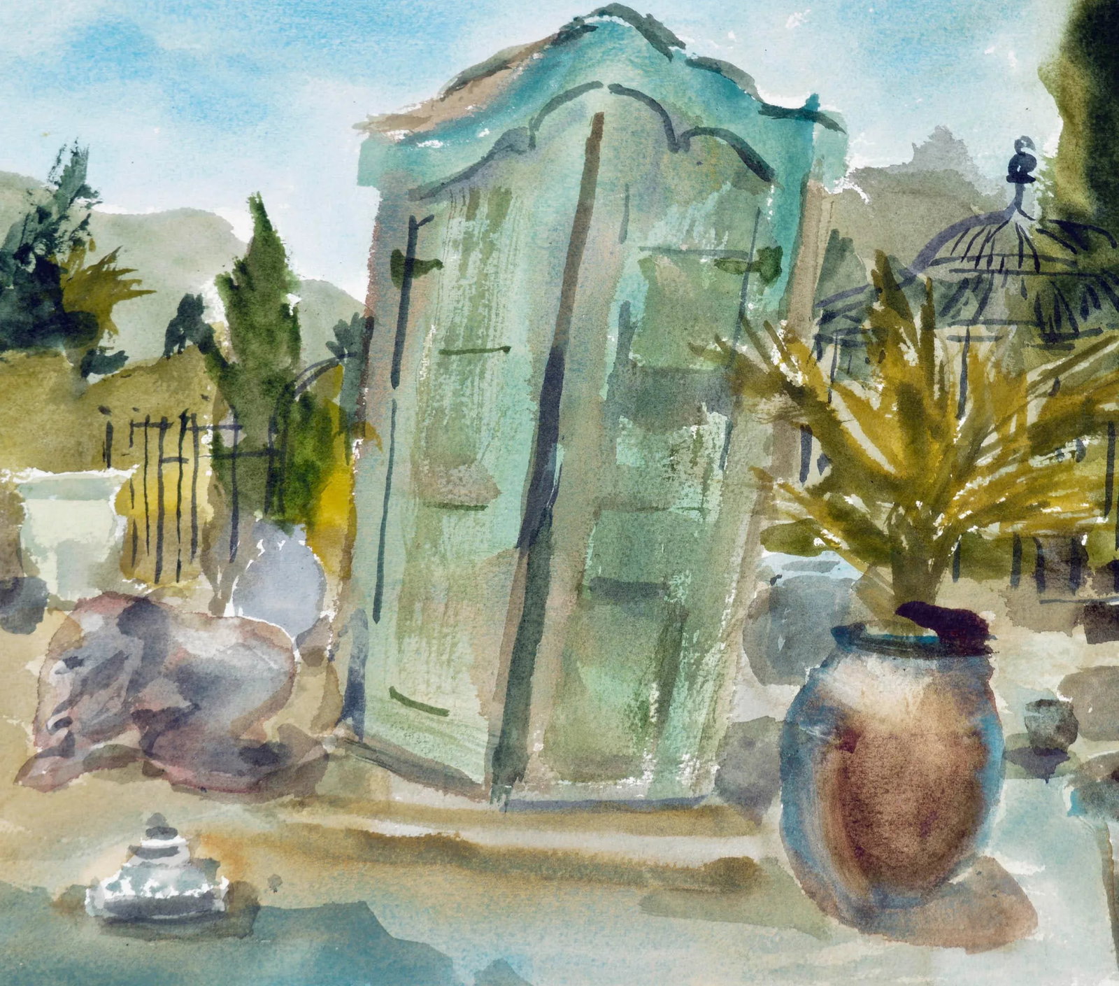 Sculpture Garden Landscape by Les Anderson - 2