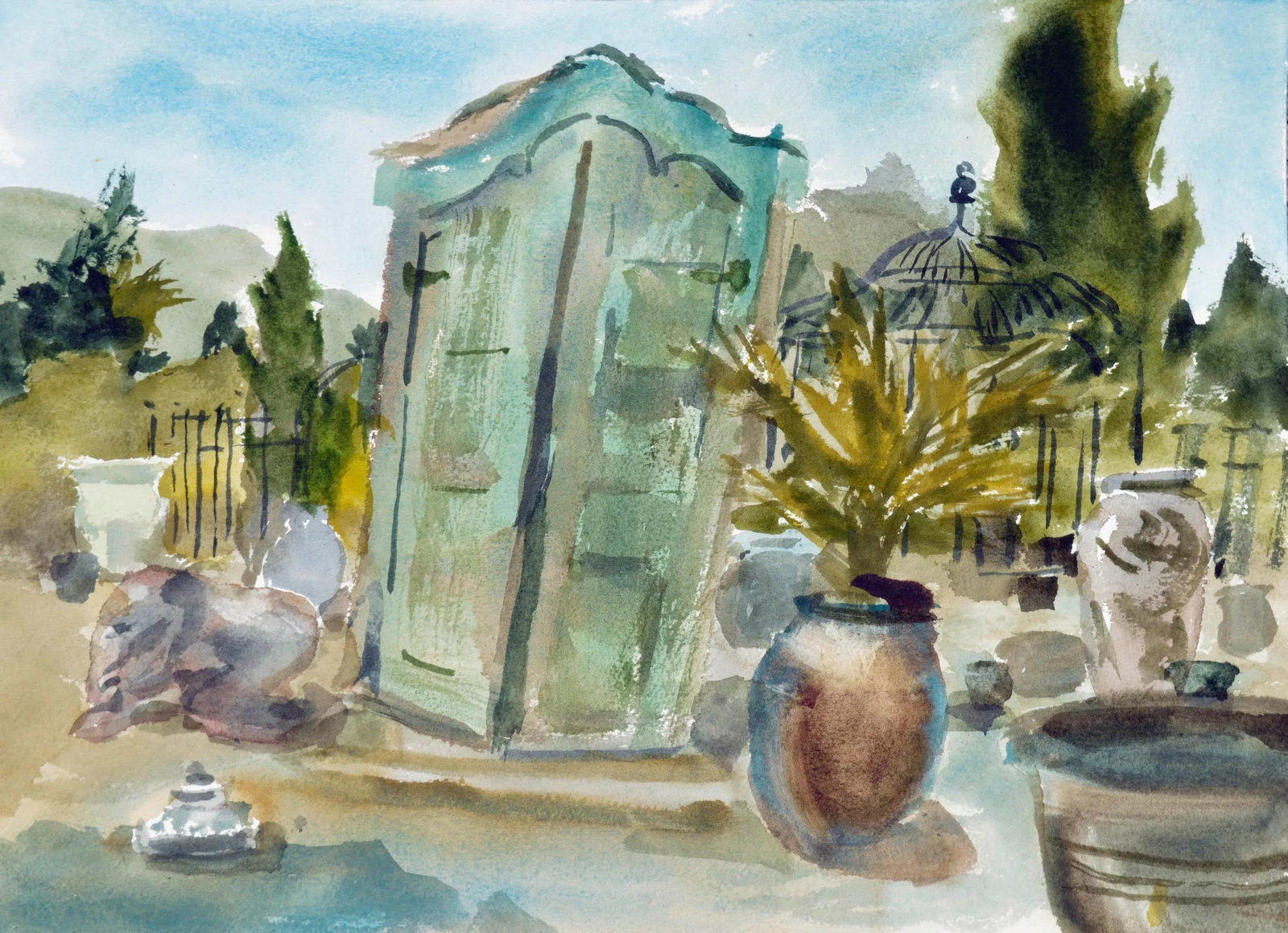 Sculpture Garden Landscape by Les Anderson - 4