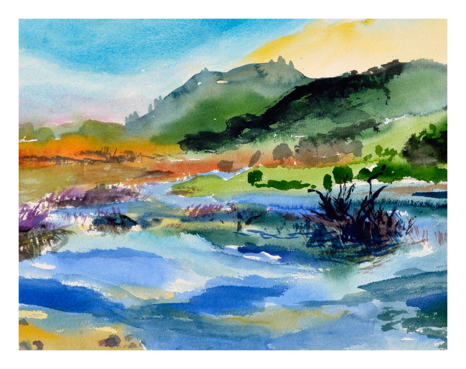 Moss Landing Marshland Landscape by Les Anderson - 2