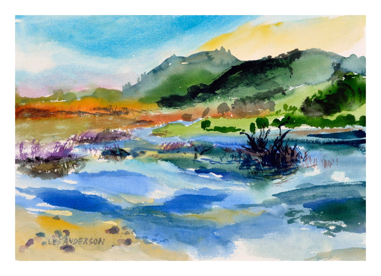 Moss Landing Marshland Landscape by Les Anderson - 4