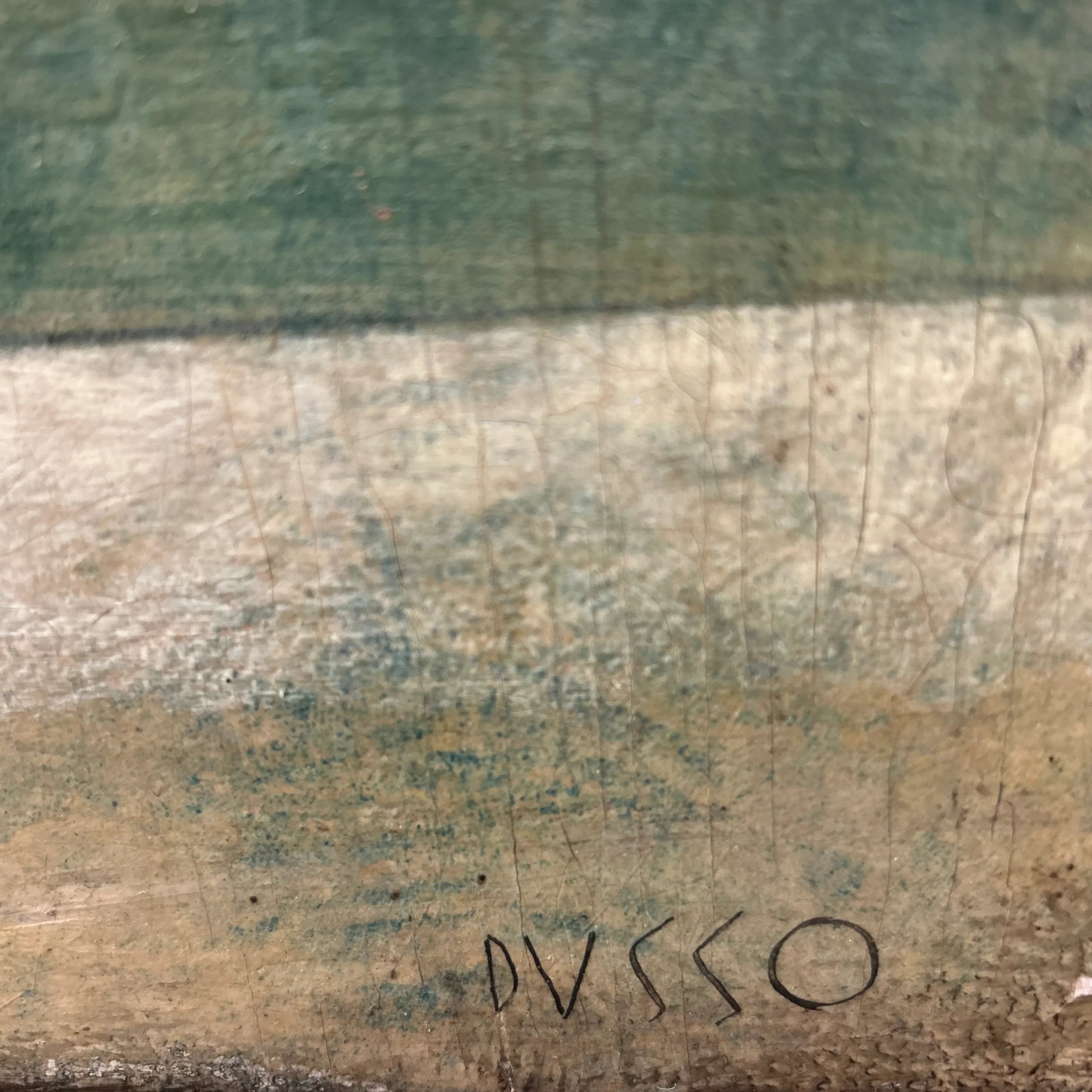 Mid 20th Century Leon Dusso Diptych, Paintings Oil on Wood- Set of 2 - 10
