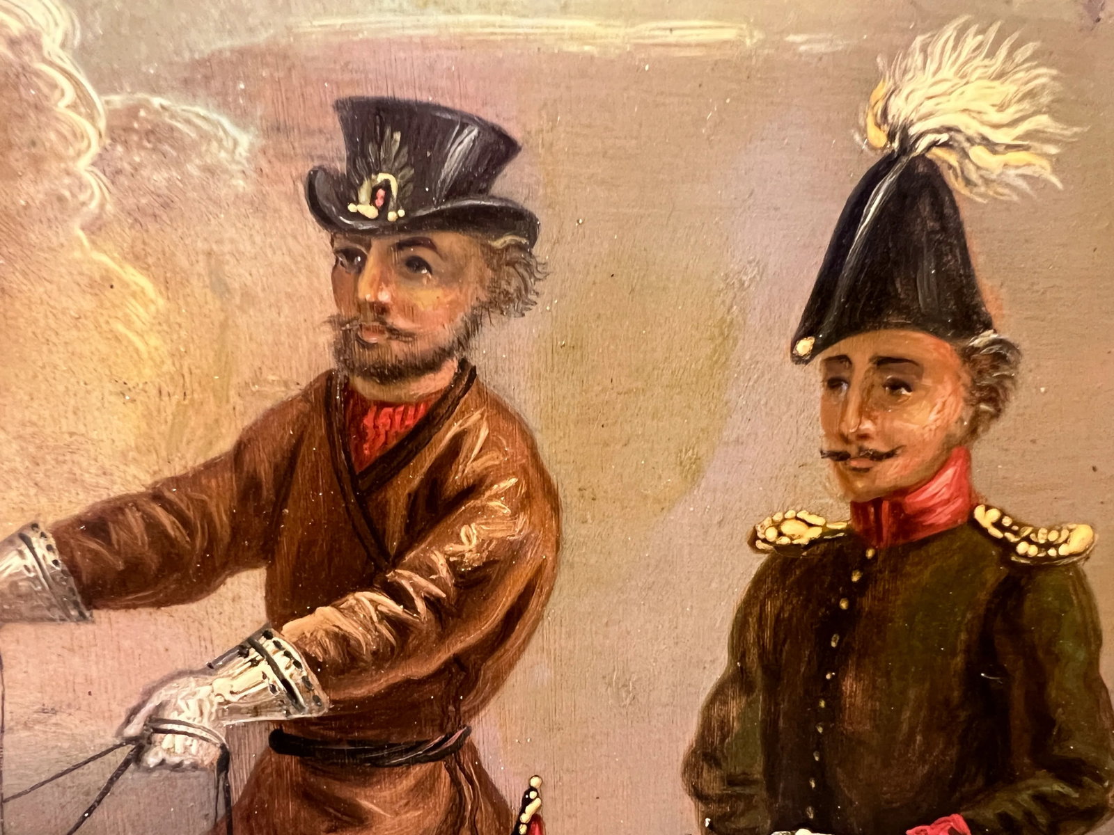 1864 Adolf Charlemagne 1826-1901 Imperial Academy, Antique Original Oil Painting - 9