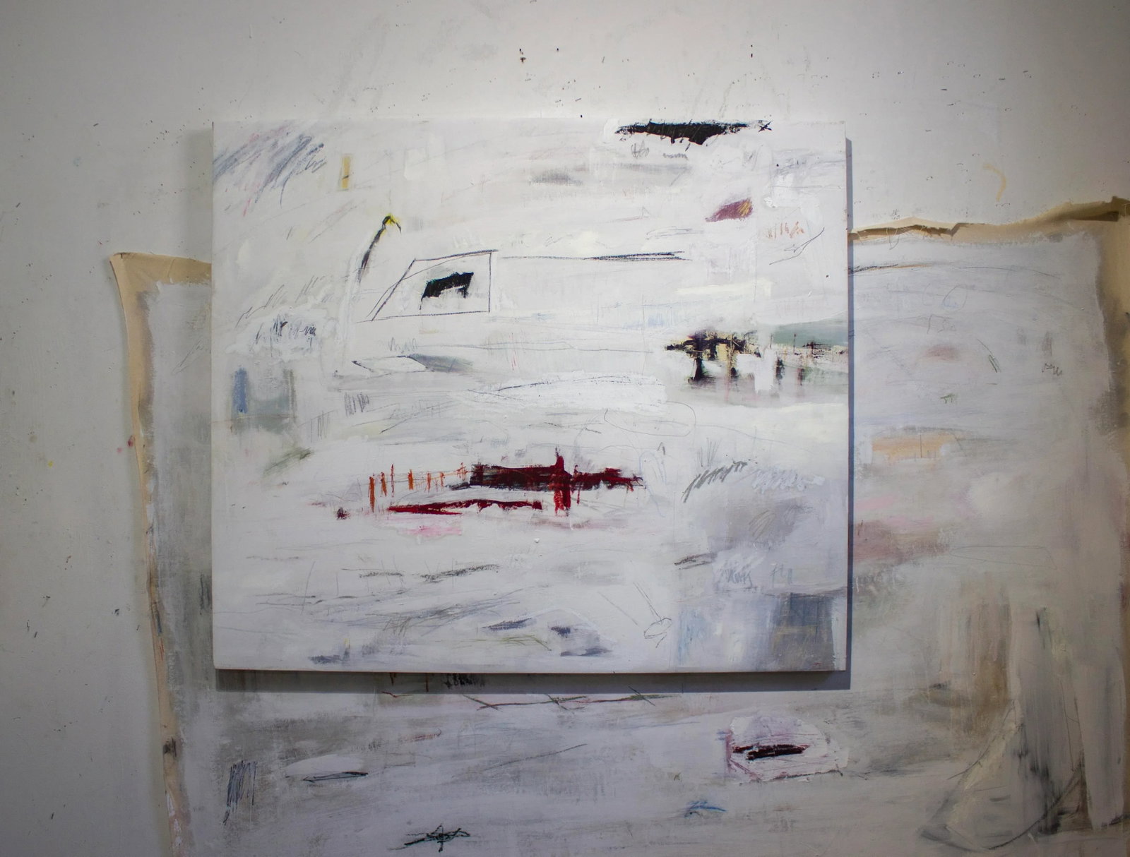 "For Every Place I Could Not Stay; For Every Word I Could Not Say" Original Abstract Painting by Bri - 2