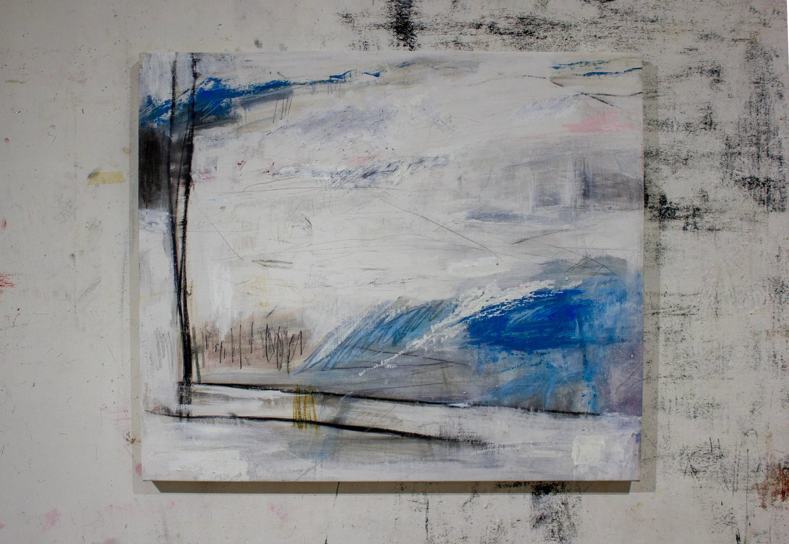 "I Used to Reckon Where I Would Be" Original Abstract Painting by Brian Jerome - 2