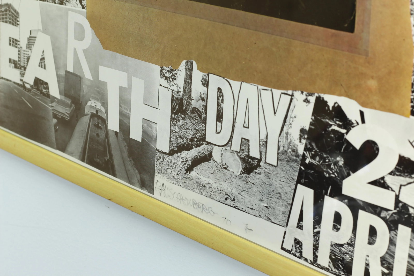 1970 Robert Rauschenberg Original Earth Day Poster, Framed - 2