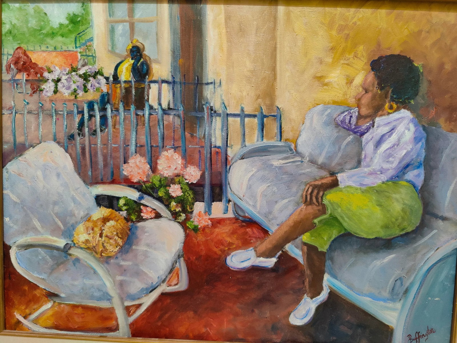 Diane Buffington Original Impressionist Figurative Acrylic Painting on Canvas - 3
