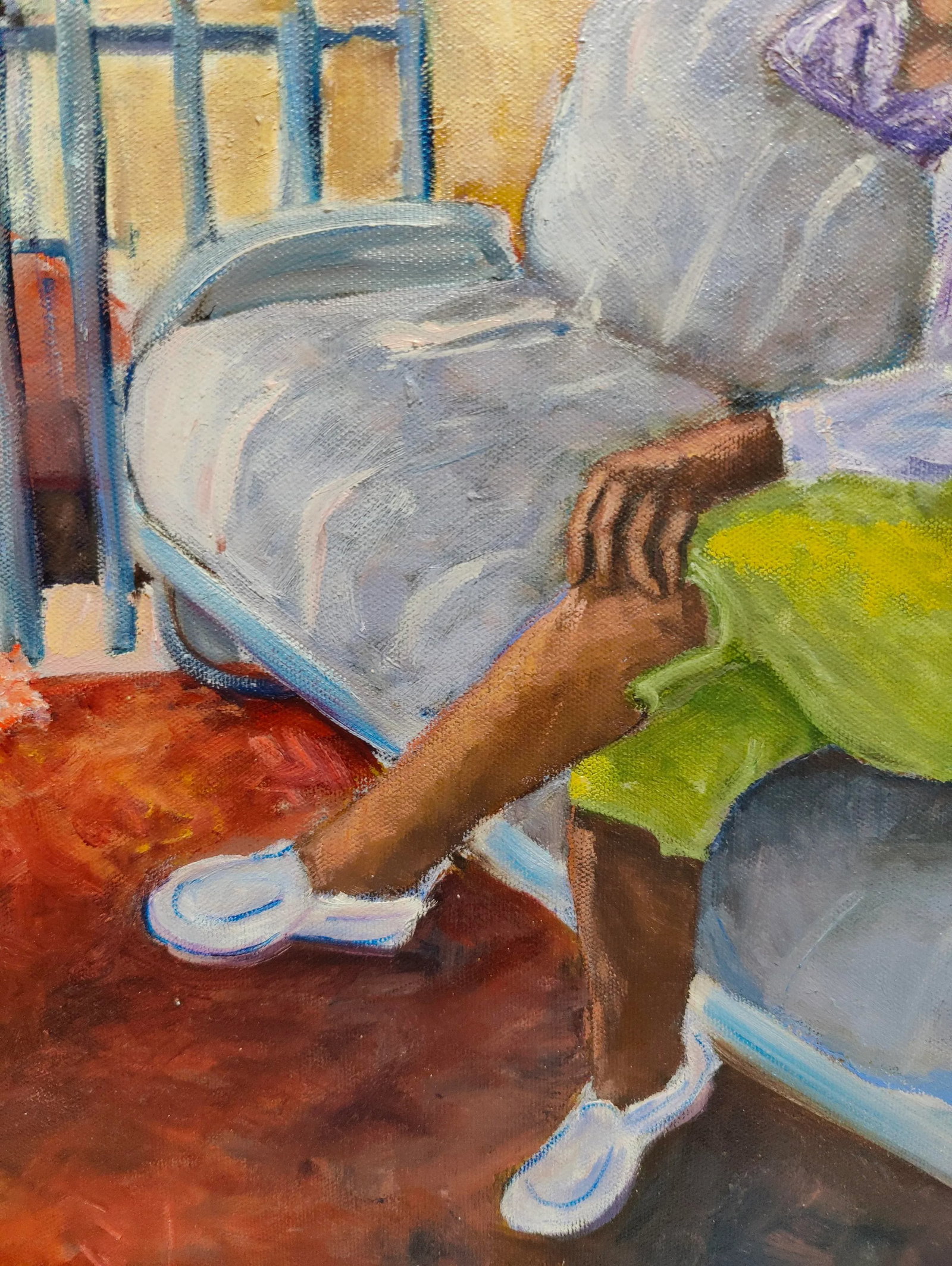 Diane Buffington Original Impressionist Figurative Acrylic Painting on Canvas - 6