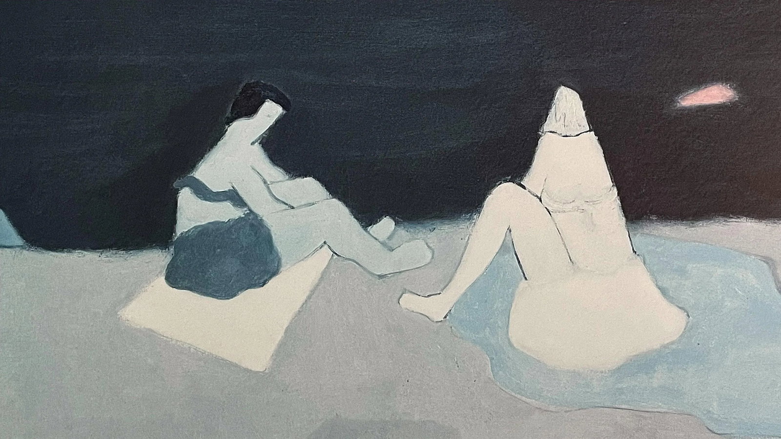 1987 Milton Avery Swimmers and Sunbathers Original Exhibition Poster, Framed - 6