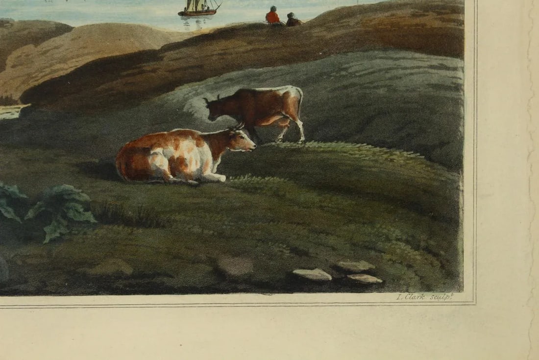 1820's Aberdeen From the South, Panoramic Aquatint, John Clark / George Smith - 9