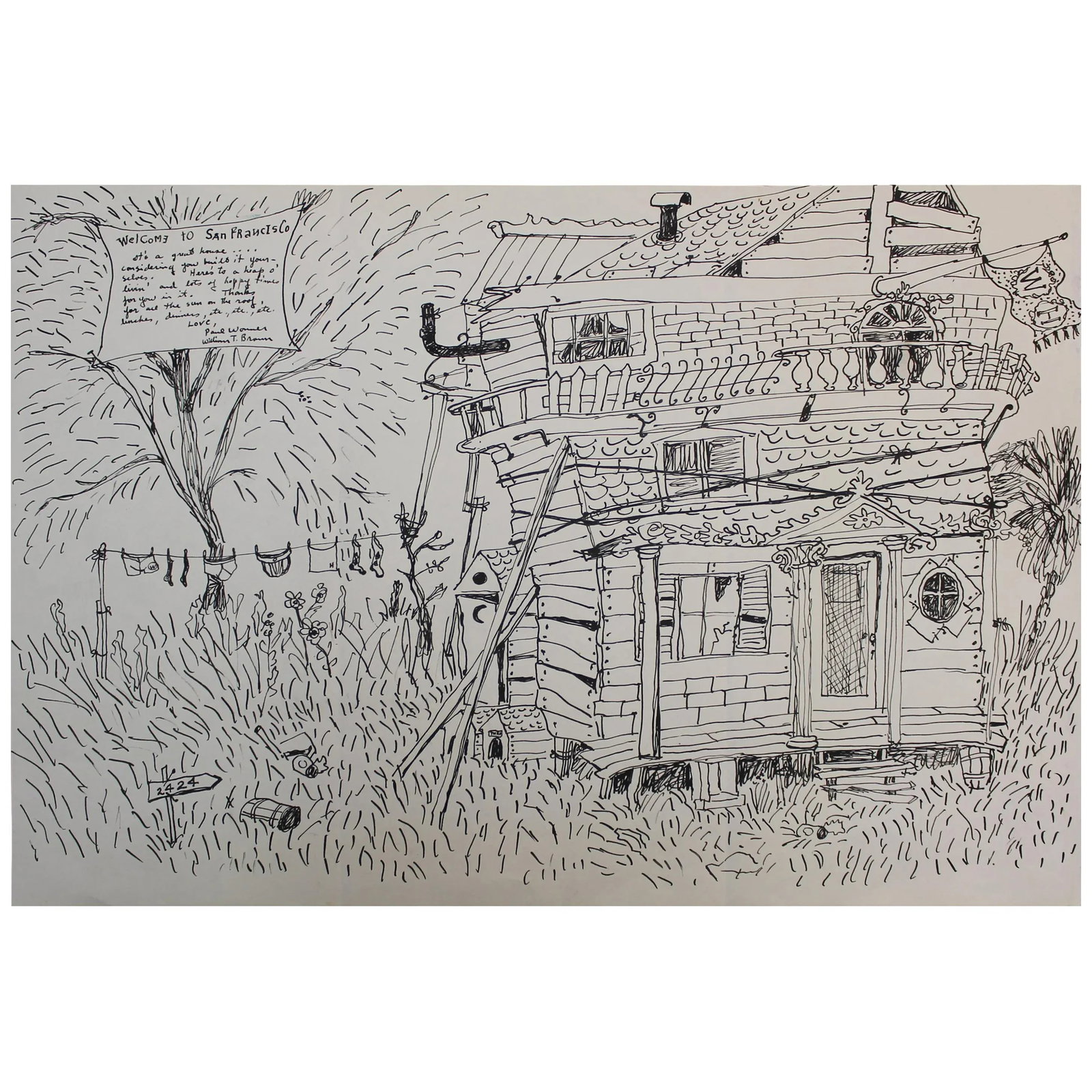 Drawing by Paul Wonner and William Theophilus Brown - 8