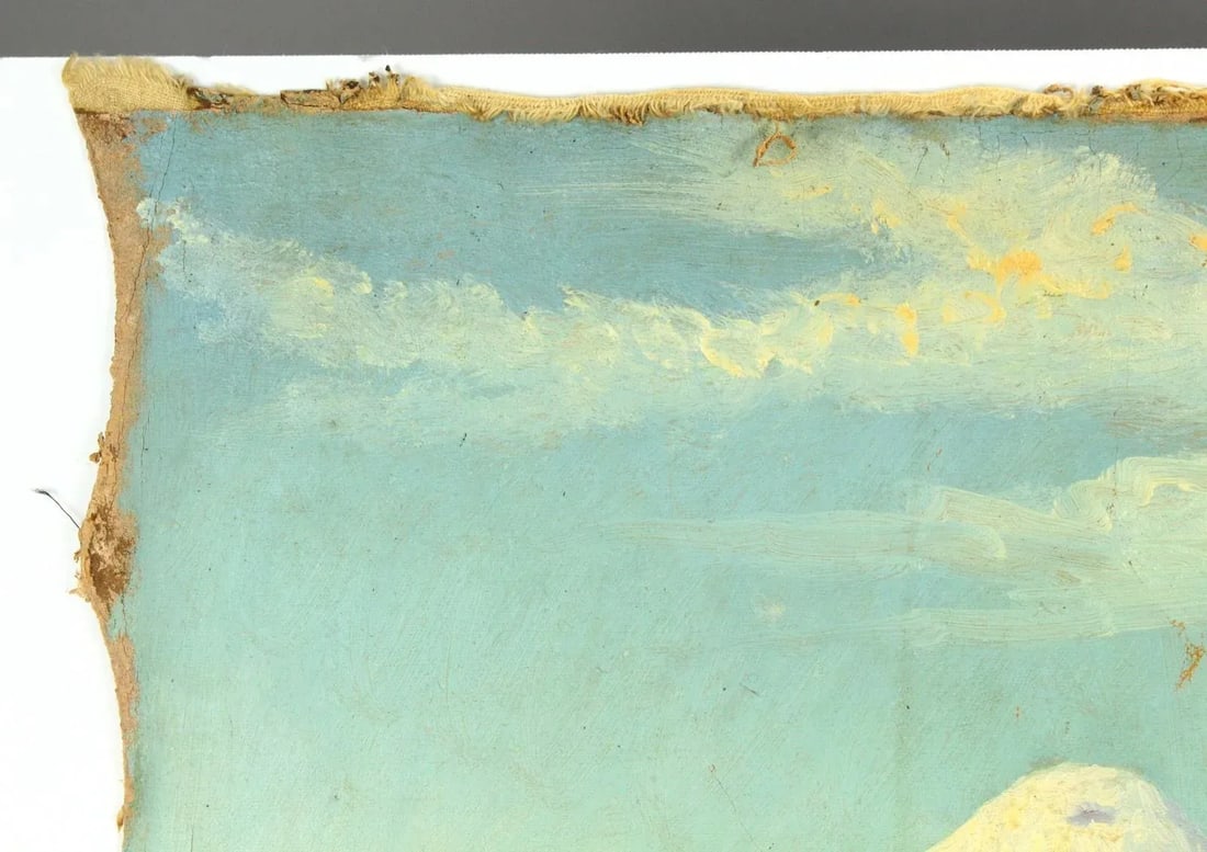 Late 19th Century Rafael Salas Oil Painting on Canvas of an Andean Landscape - 5