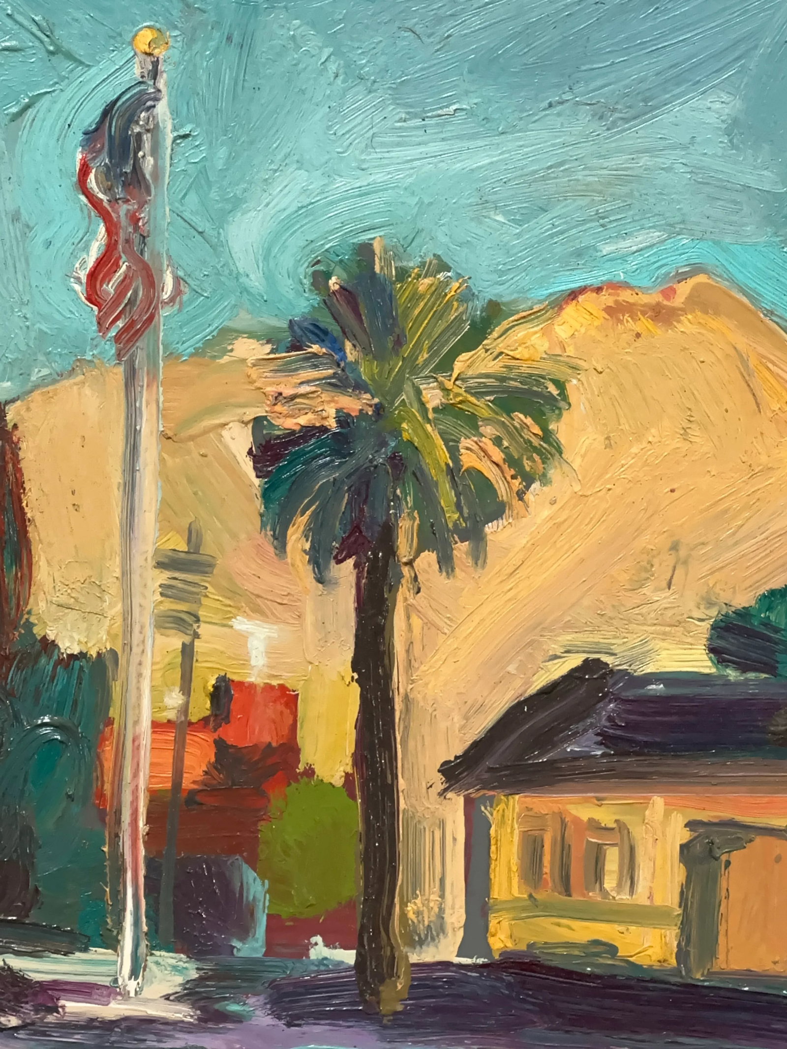Expressionist Original Oil Landscape Painting by James Hartman - 4