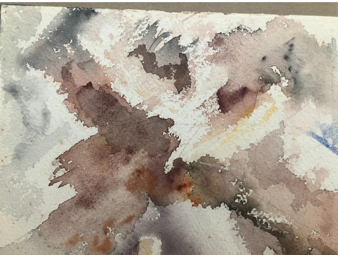 1941 Palmer Schoppe Mesa Vista Desert Landscape Watercolor - 4