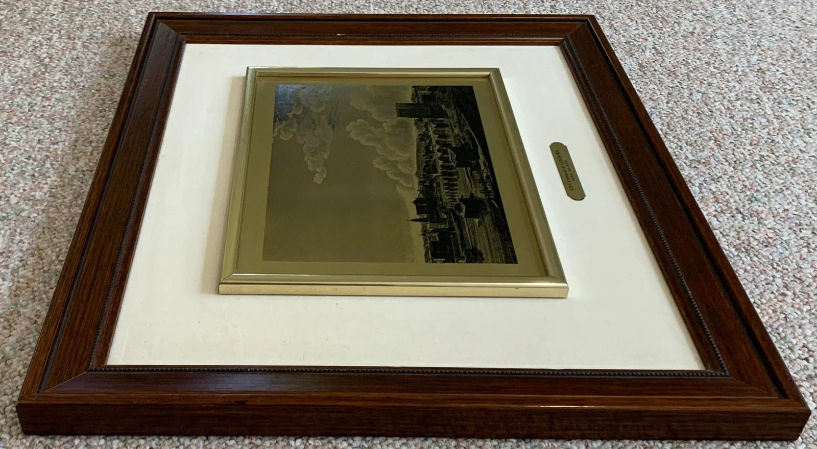 Vintage Framed Print of a Vista of Cordova Spain - 3