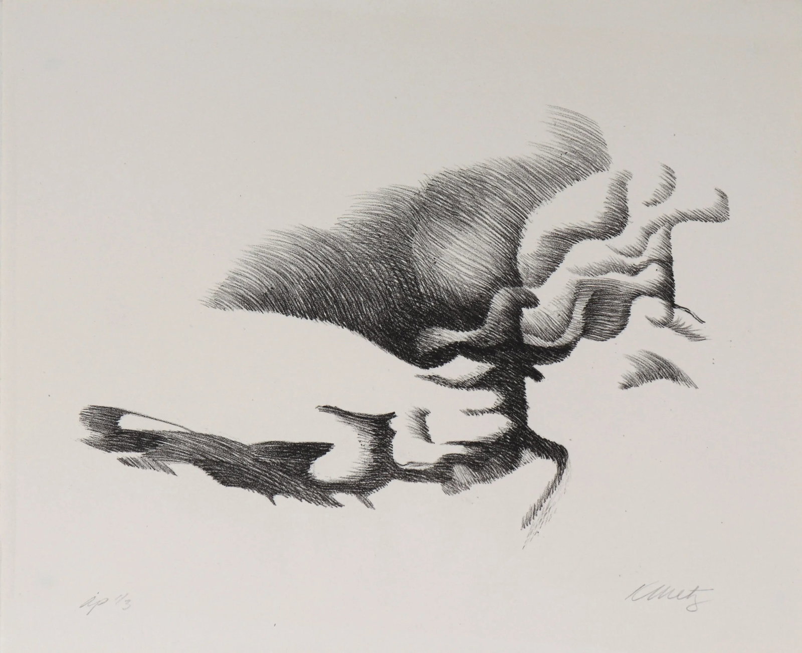 "Landscape Impressionism" 1975 Lithograph - 3
