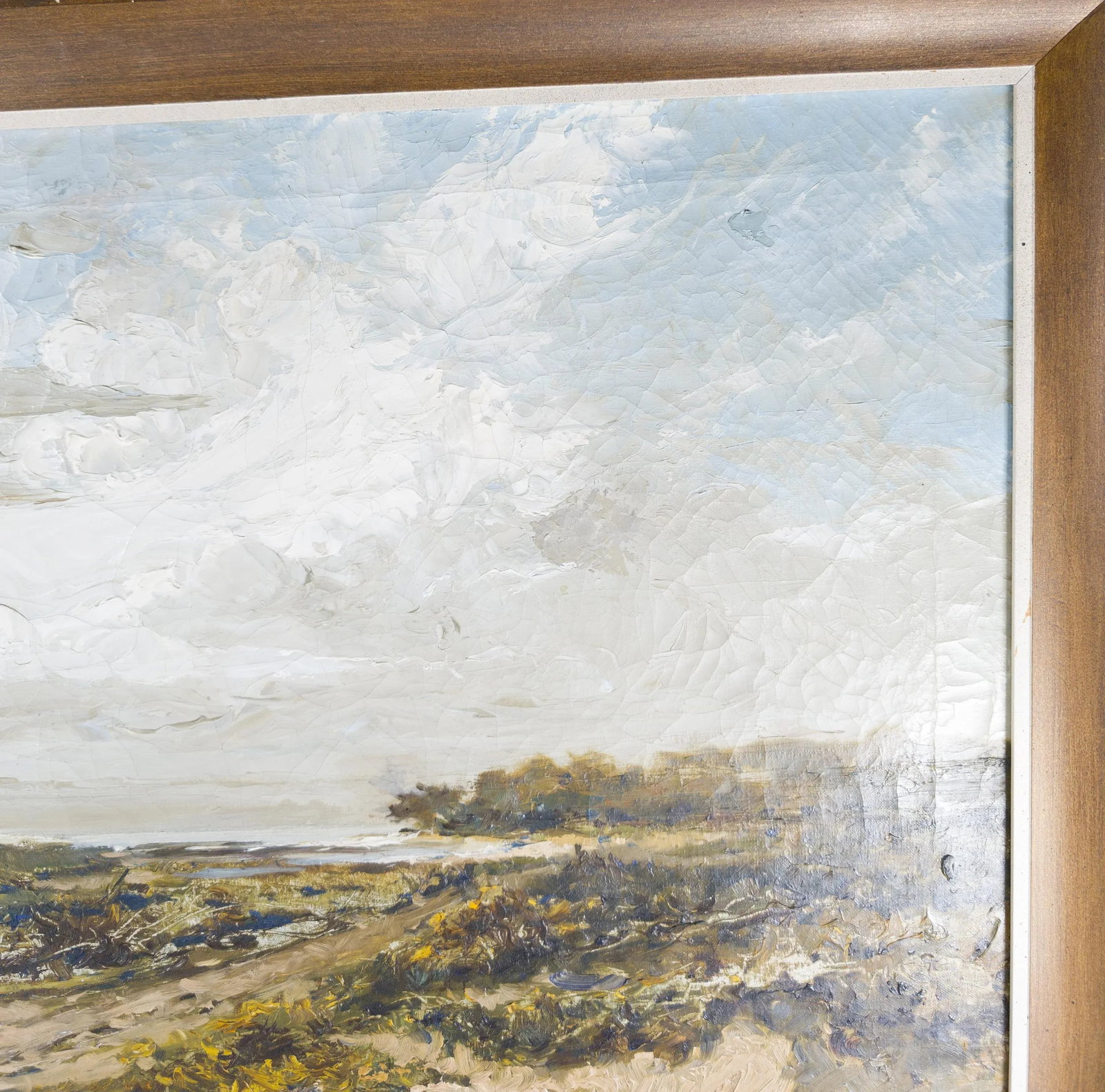 Early 20th Century English or American Coastal Dune Impressionist Landscape Painting - 5